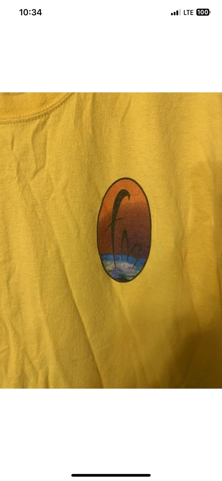 Gildan Vtg Fleetwood Mac mens sz L 2003 yellow t shirt Size US L / EU 52-54 / 3 - 8 Thumbnail