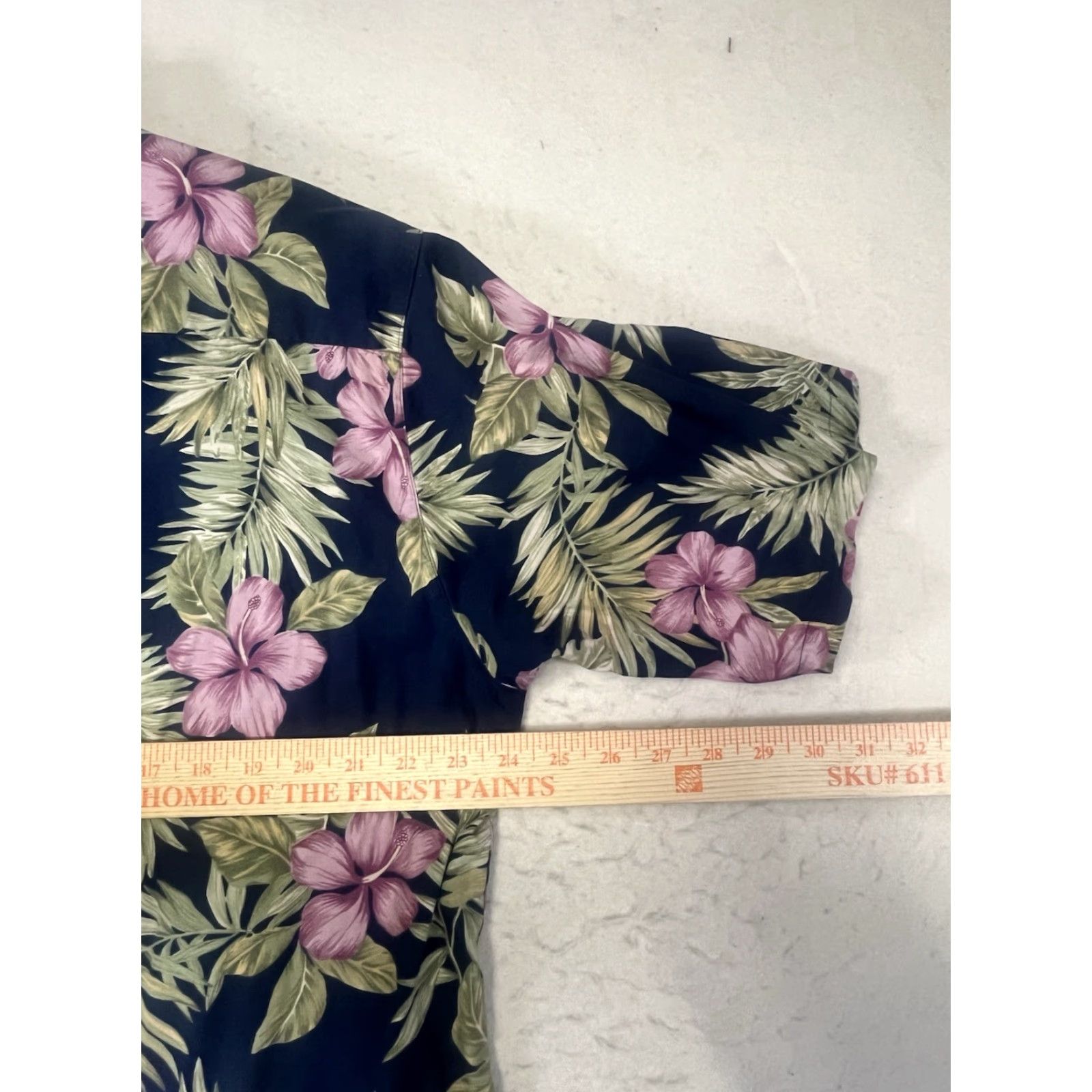 ALOHAS Pau Hana Hawaii Mens Button-Up Shirt Short Sleeve Floral Aloha Print Size L Multicolor Cotton Button Front Shirt Mens Size US L / EU 52-54 / 3 - 3 Thumbnail