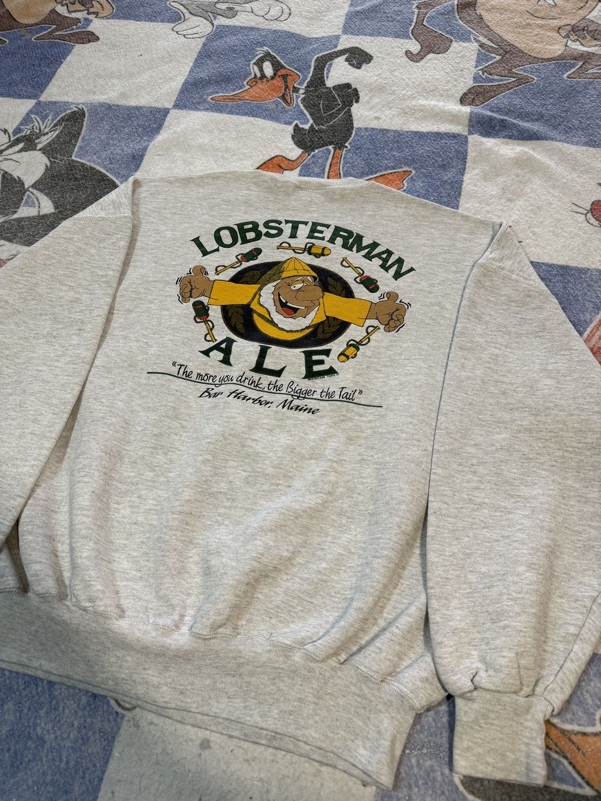 Vintage Vintage lobsterman ale beer crewneck sweatshirt Size US XXL / EU 58 / 5 - 4 Thumbnail