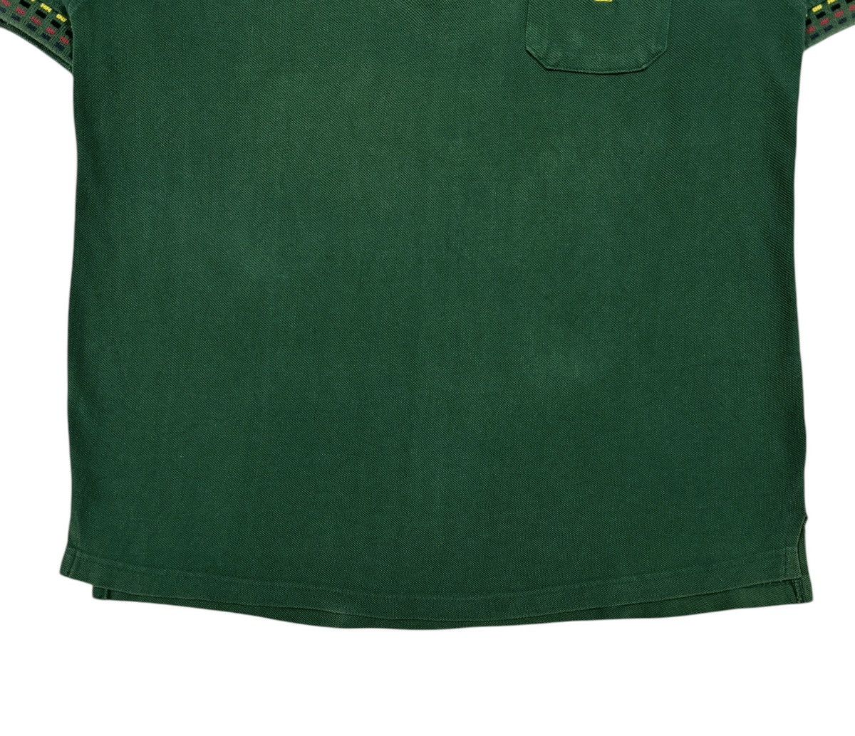 Vintage Vtg🔥90’s YvesSaintLaurent Ysl Embroidery Pocket Polo Tee Size US L / EU 52-54 / 3 - 4 Thumbnail