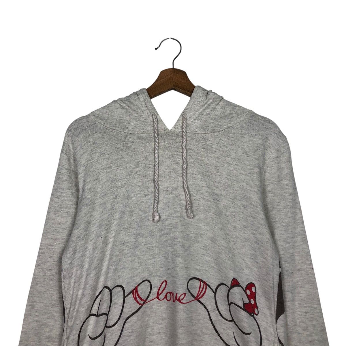 Japanese Brand 📌Vintage Hoodie Disney Mickey Mouse X Minnie Mouse Size US L / EU 52-54 / 3 - 14 Thumbnail
