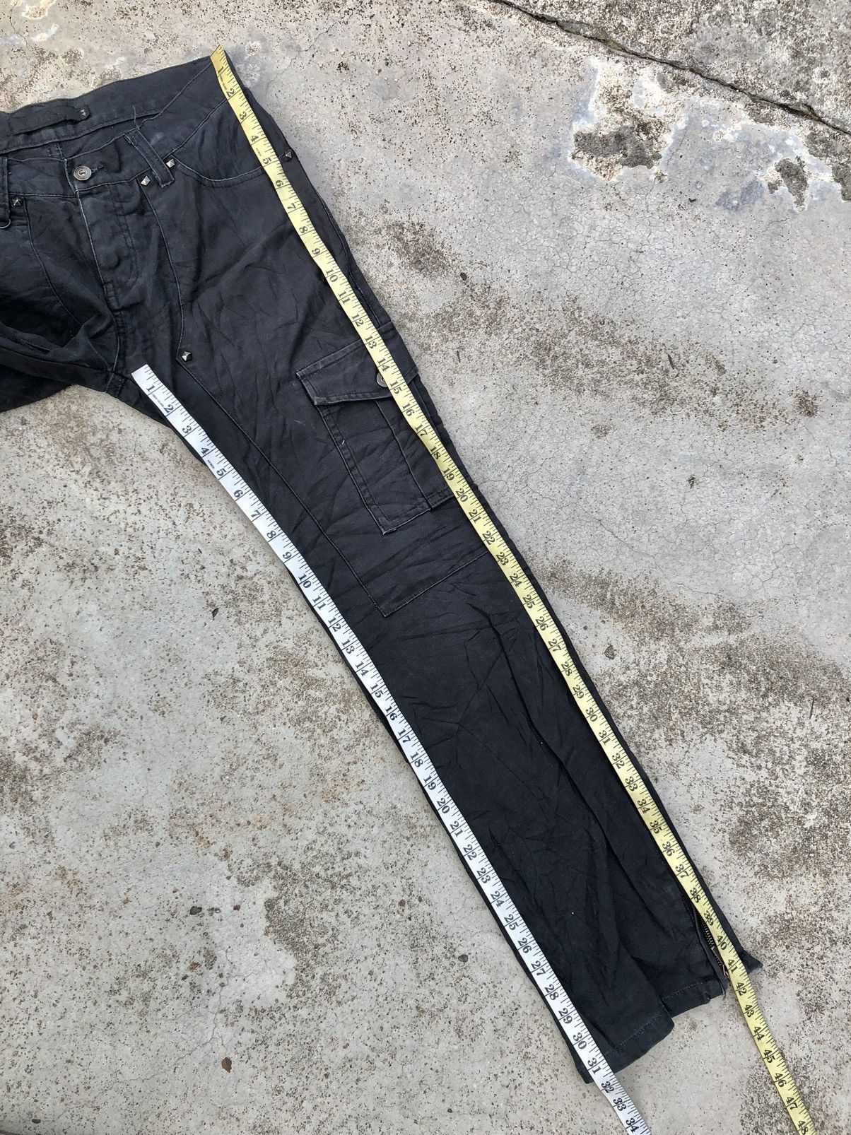 GOSTAR DE FUGA PUNK DOUBLE KNEE STUDDED ZIPPER PANT BY FUGA Size US 31 - 14 Thumbnail