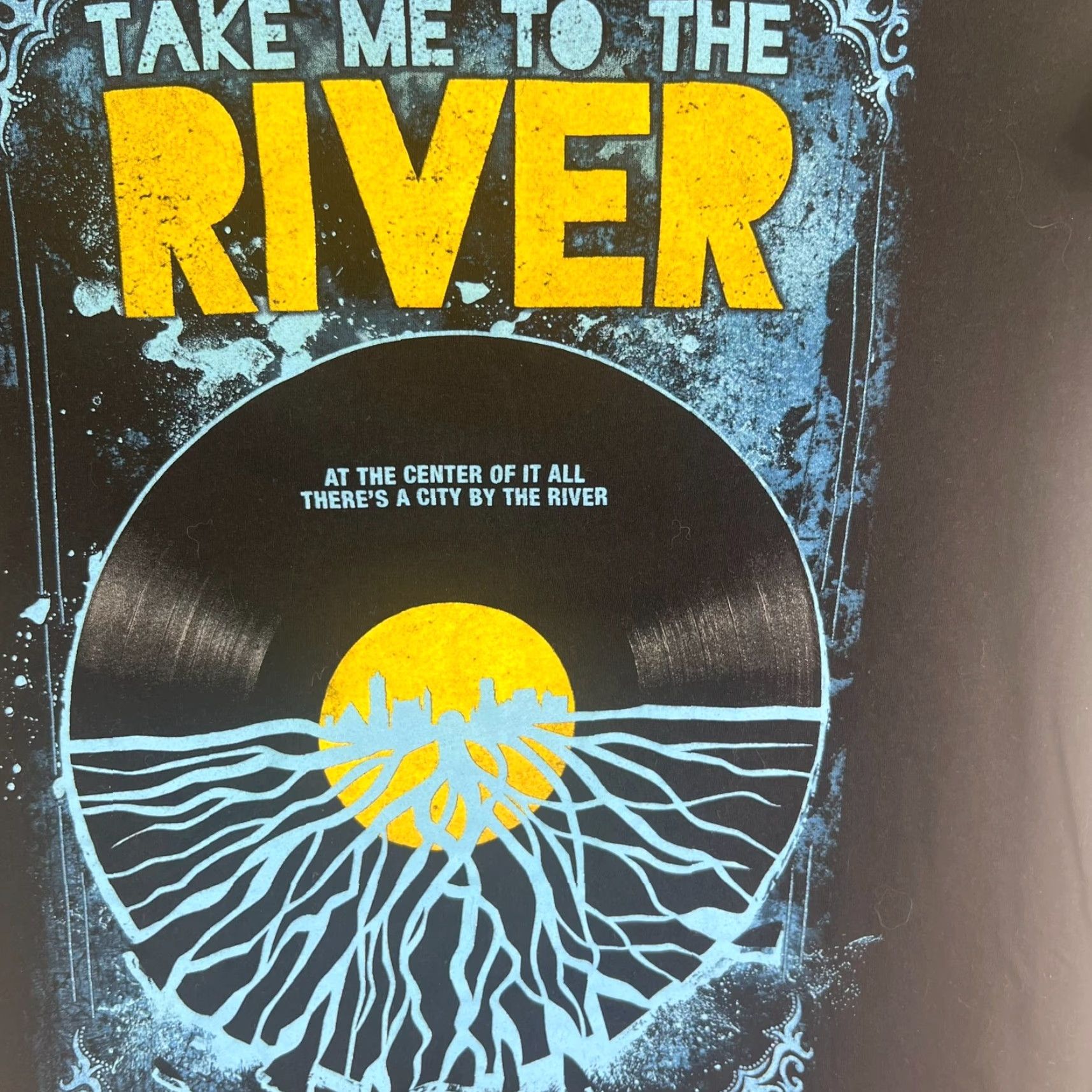 Next Level VINTAGE Next Level Concert T-Shirt Adult Small Black Music 80s 90s Take Me To The River Size US S / EU 44-46 / 1 - 2 Thumbnail