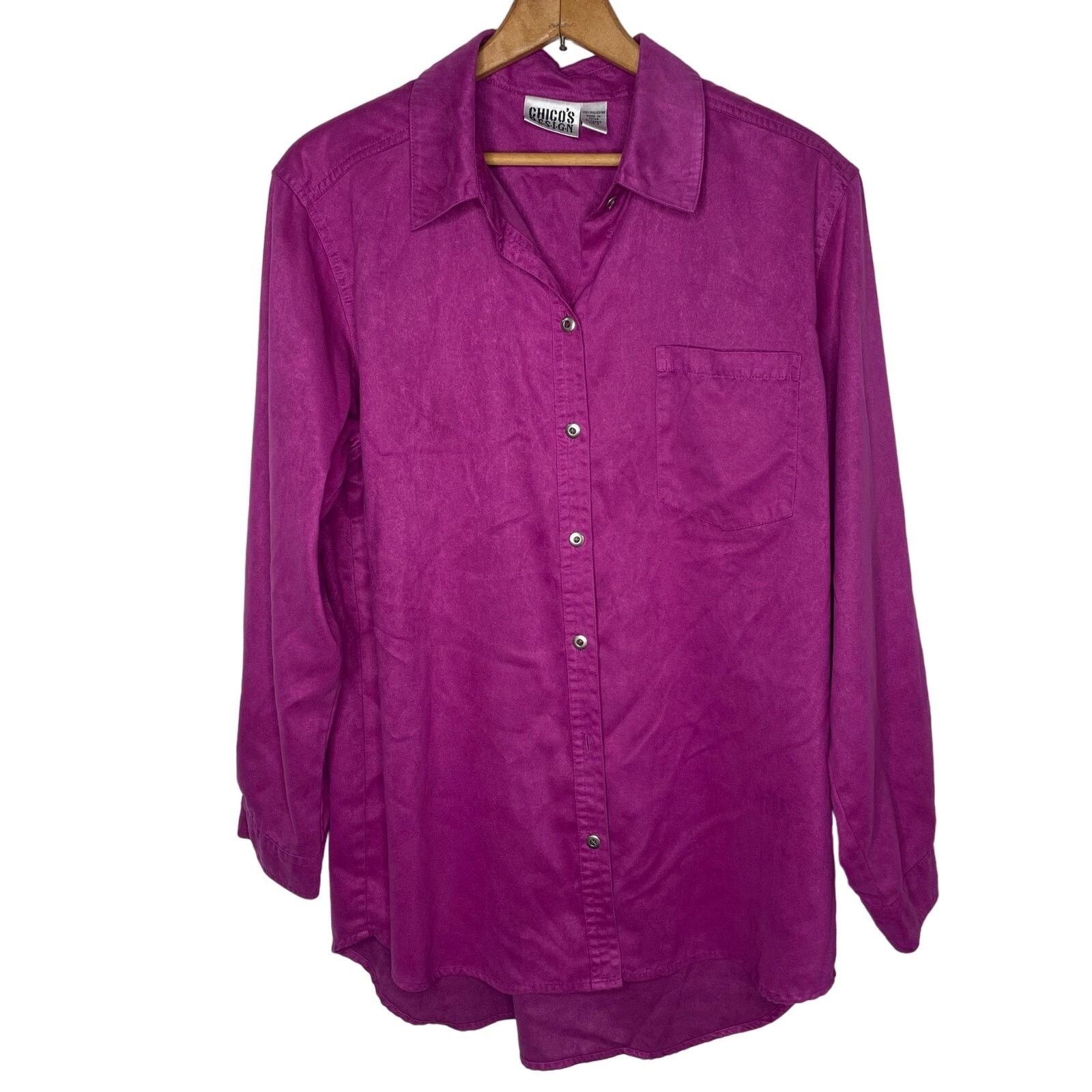 Chicos Chico’s Design Faux Suede Shirt Size XL / US 12-14 / IT 48-50 - 1 Thumbnail