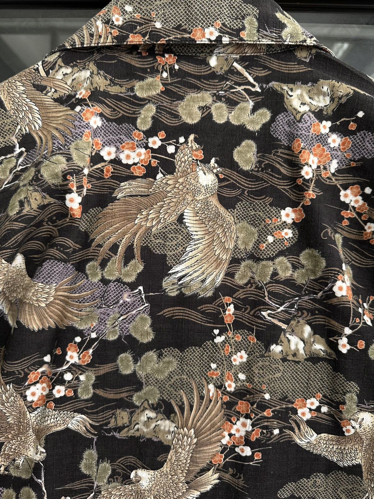 Dogtown × Vintage Vintage Dogtown Black Dragon Japanese Aloha Shirt Size US L / EU 52-54 / 3 - 16 Thumbnail