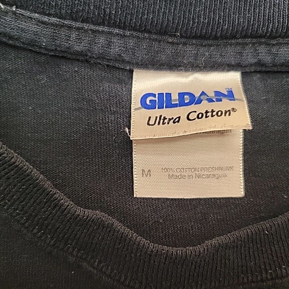 Gildan VINTAGE AMA Pro Shirt Mens Medium Black Motocross Racing Moto Cross Race UAS Flag TEE Size US M / EU 48-50 / 2 - 3 Thumbnail