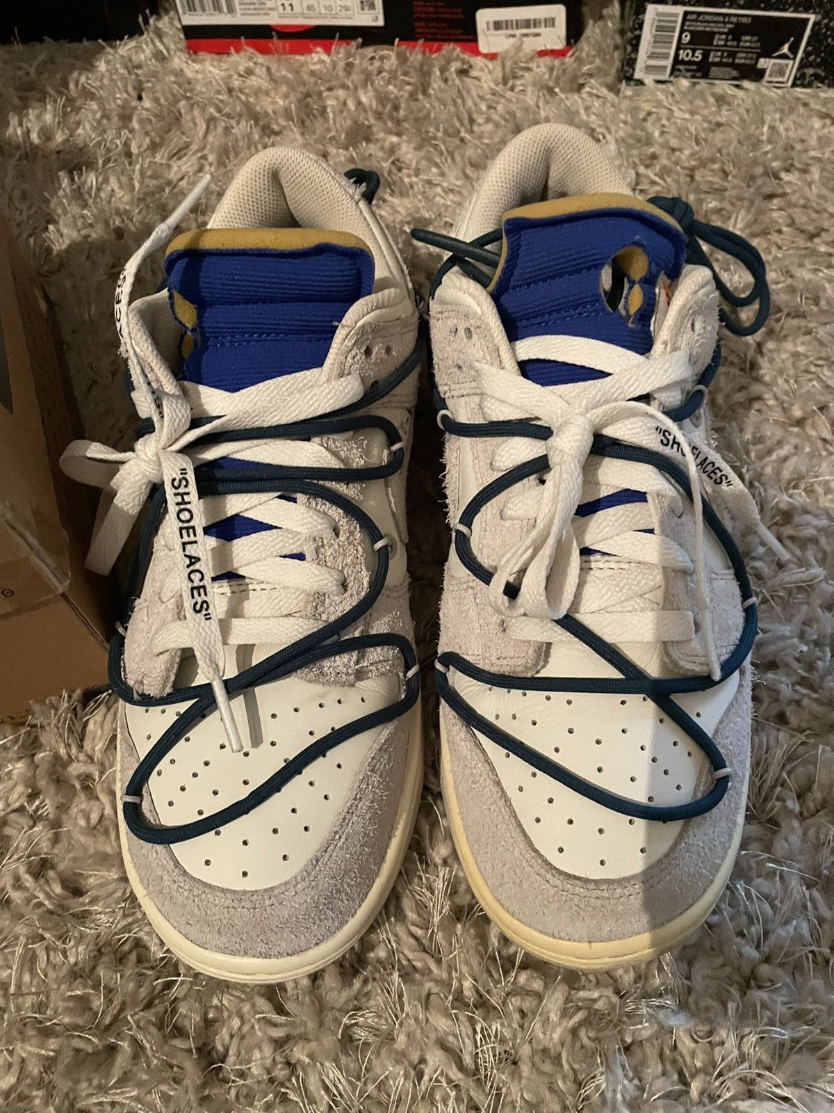 Nike × Off-White OFF WHITE x Nike Dunk Low Lot 16 Size US 8.5 / EU 41-42 - 5 Thumbnail