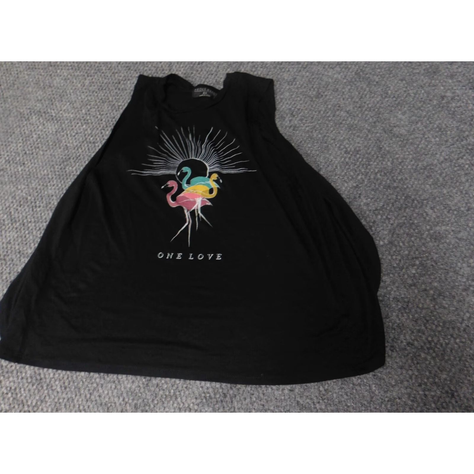 Vintage Neoclasics Blouse XS Women Blue Black Open Back Casual Cotton Rayon Button Sleeveless Collared Pullover Regular Basic Solid Size XS / US 0-2 / IT 36-38 - 3 Thumbnail