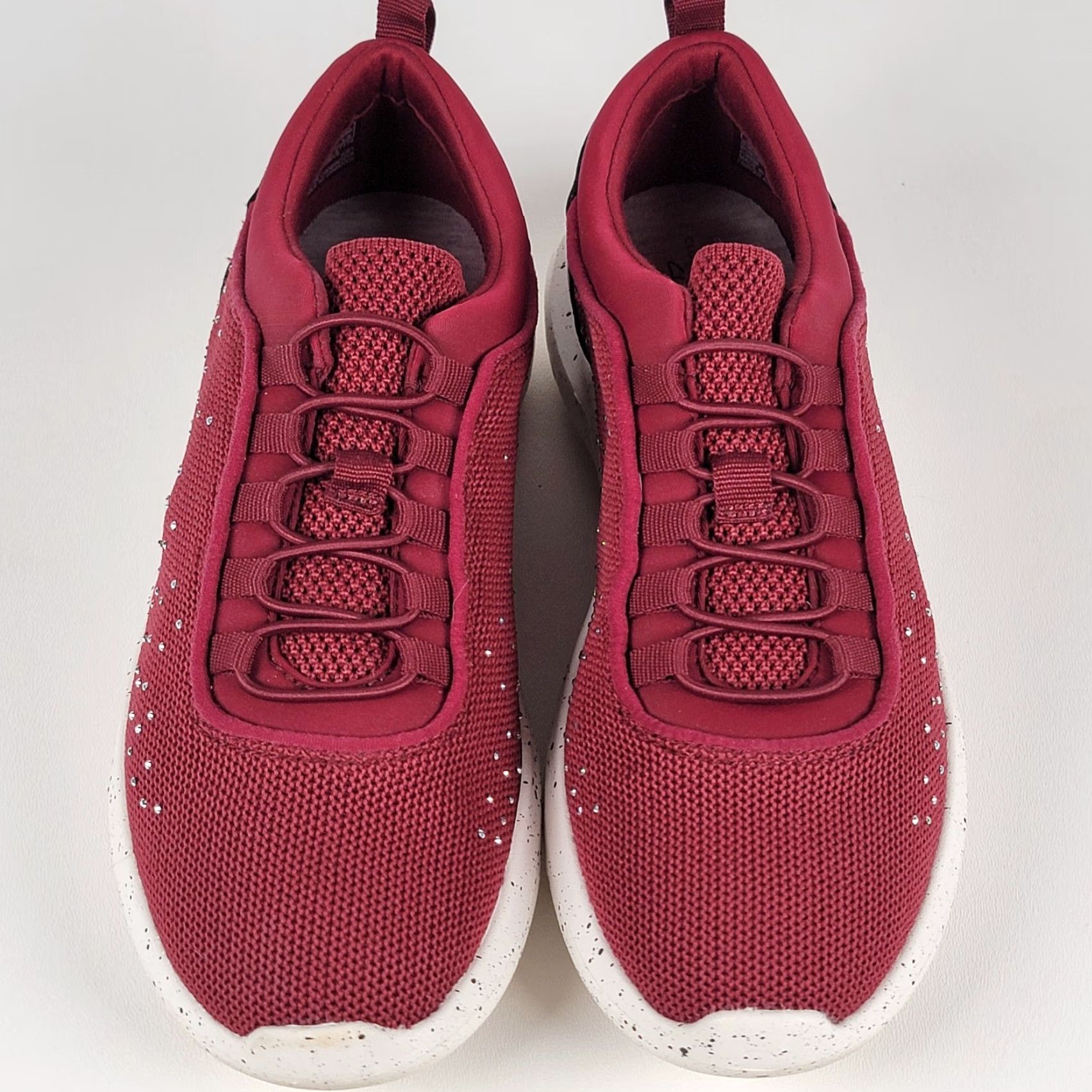 Clarks VINTAGE Clarks Cloudsteppers Bungee Sneakers Nova Step Rhubarb Red Women's Size 6.5 Size US 4 / IT 34 - 2 Thumbnail