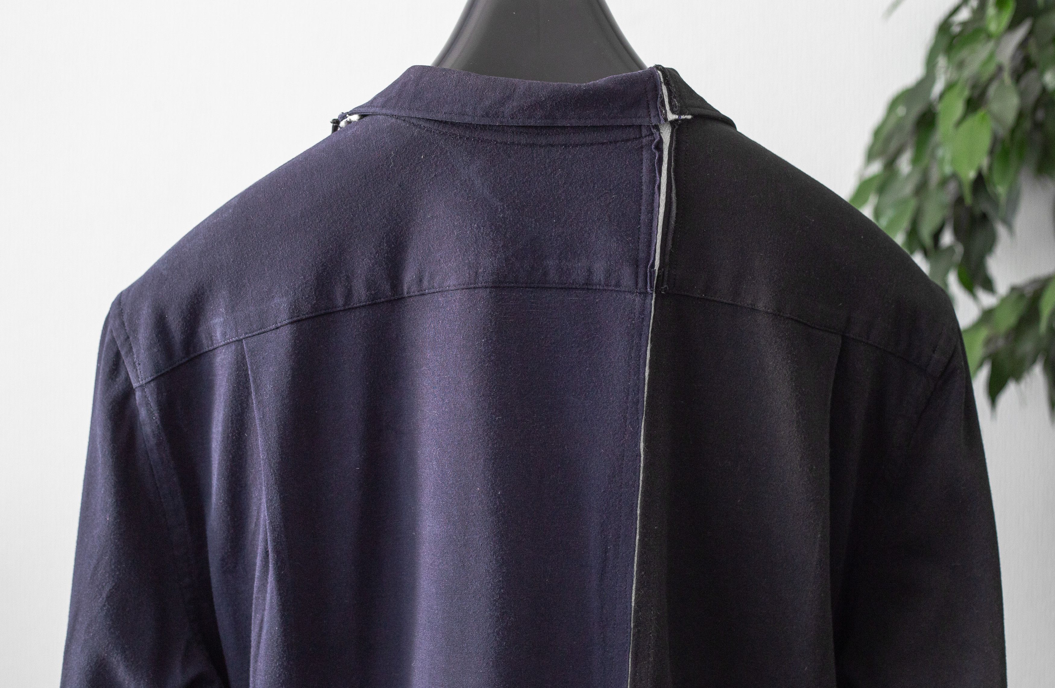 Comme des Garcons Homme 2001SS two-tone design shirt Size US S / EU 44-46 / 1 - 4 Thumbnail