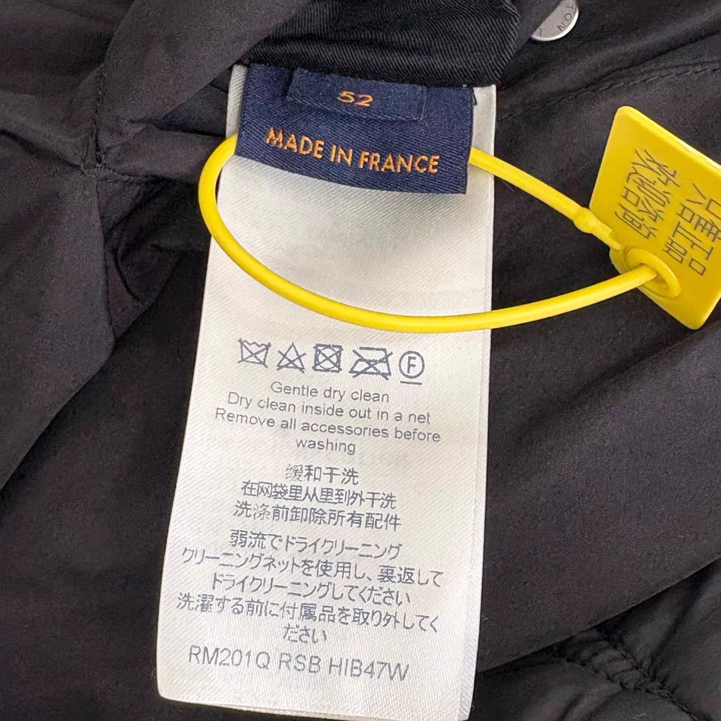 Louis Vuitton LV Black Monogram Double-Faced Cotton Jacket 52 Size US L / EU 52-54 / 3 - 4 Thumbnail