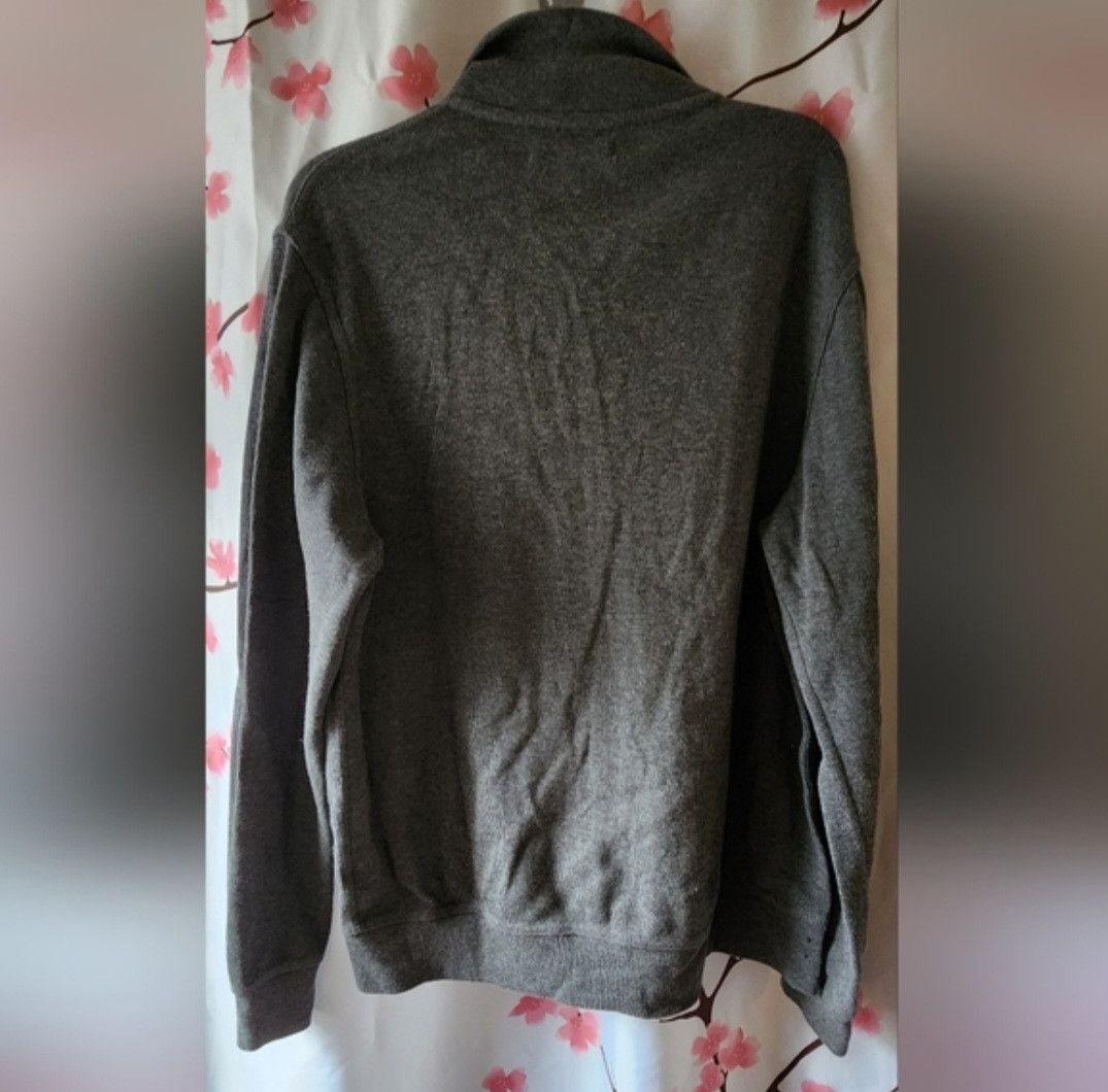 Old Navy Old Navy Gray Orange Trim Collared LS Zip Up Sweater Large Size US L / EU 52-54 / 3 - 2 Thumbnail