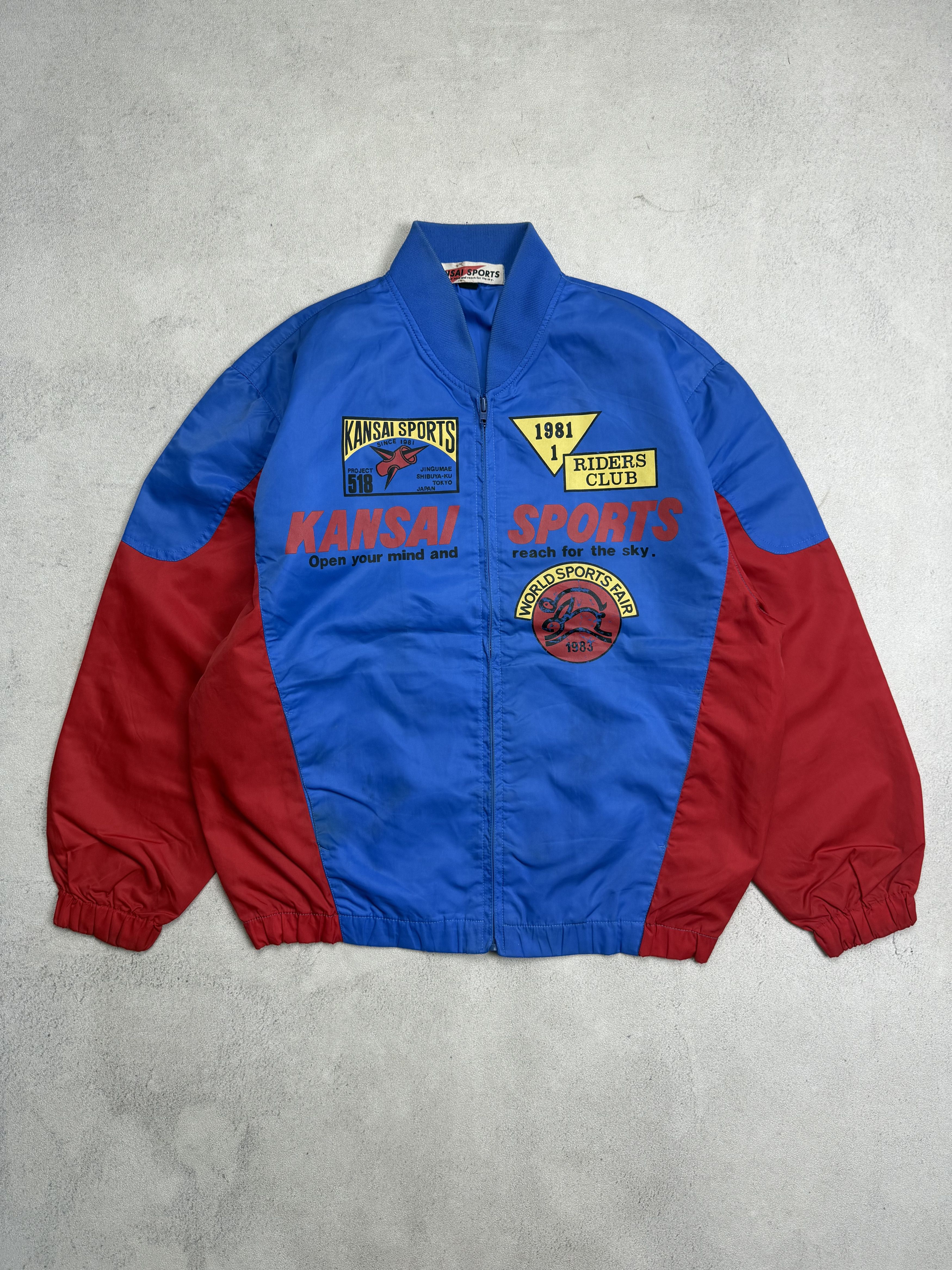 Kansai Yamamoto Vintage 90s Kansai Yamamoto Sports Jacket Size US M / EU 48-50 / 2 - 1 Thumbnail