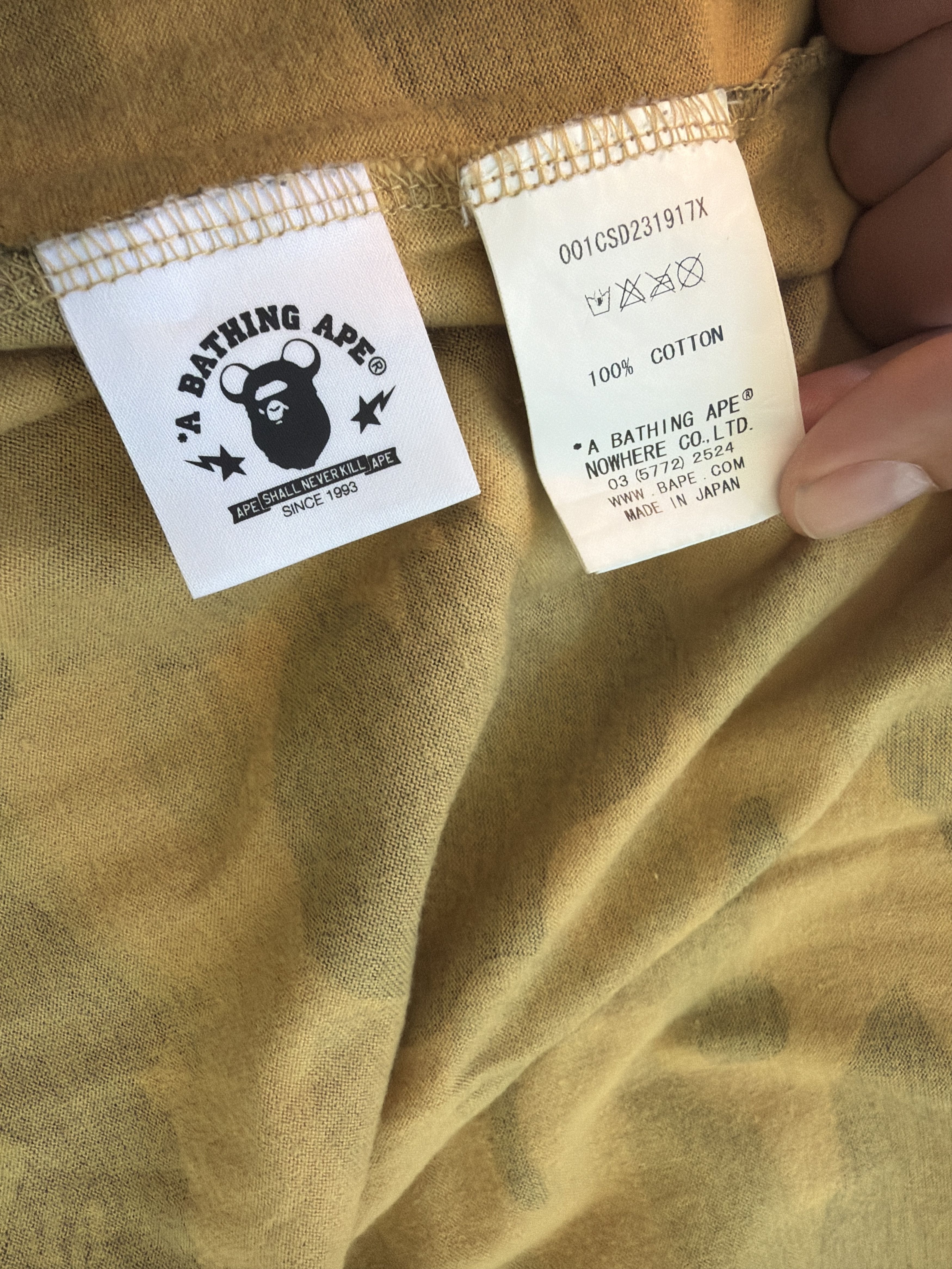 Bape 1ST CAMO BE@R BUSY WORKS TEE Size US XXL / EU 58 / 5 - 4 Thumbnail