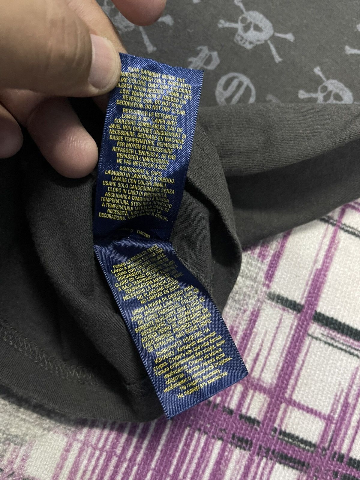 Polo Ralph Lauren VINTAGE SUN FADED POLO RALPH LAUREN SKULLS FLAG VERY RARE Size US L / EU 52-54 / 3 - 7 Thumbnail