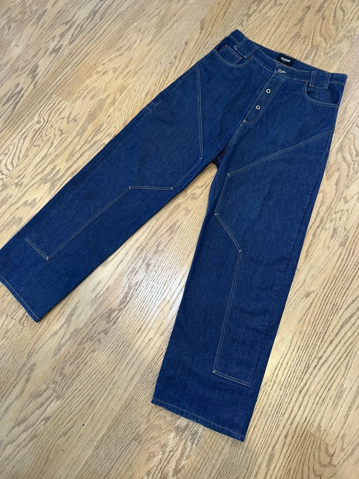 Other Persona IV Double Knee Denim (Worn by Playboi Carti) Size US 34 / EU 50 - 4 Thumbnail