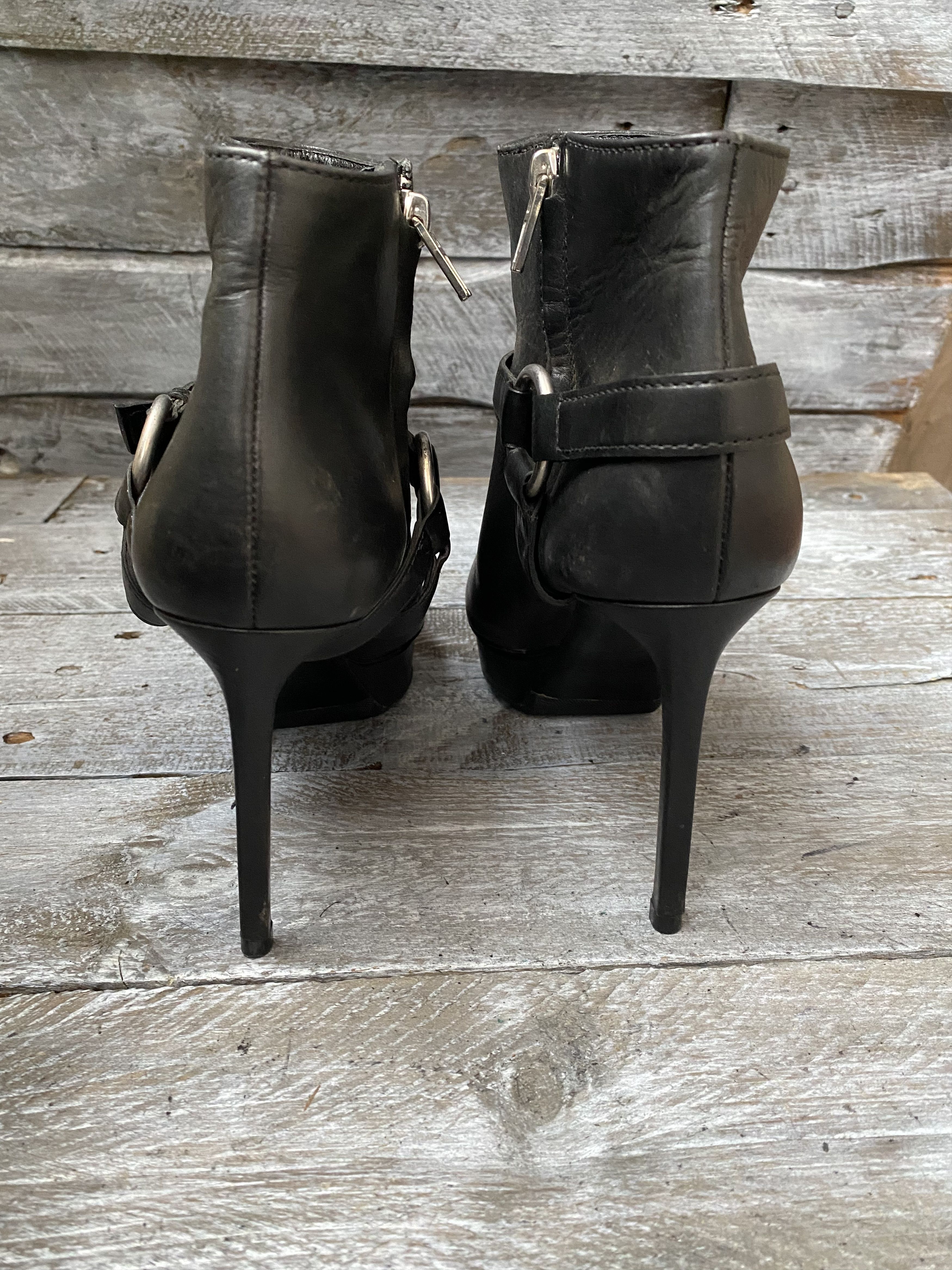 Designer × Saint Laurent Paris Saint laurent janis harness punk platform boots sz38.5 Size US 8 / IT 38 - 5 Thumbnail