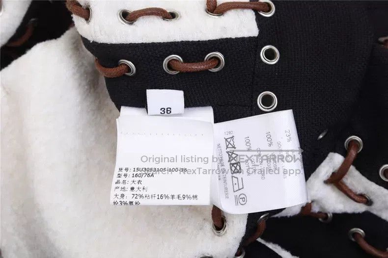 Givenchy Givenchy Black and White Patchwork Sheepskin Coat Size XS / US 0-2 / IT 36-38 - 5 Thumbnail