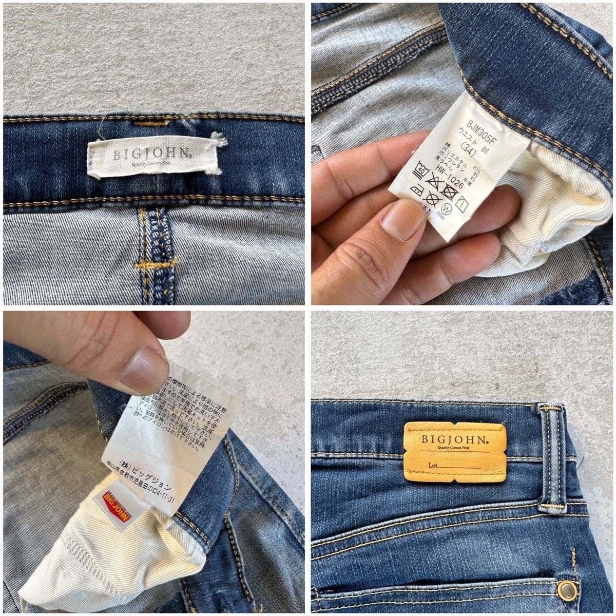 Big John OFFERS ACCEPT 🩸🩸 BIG JOHN Japanese Brand Denim Pants Size US 32 / EU 48 - 14 Thumbnail