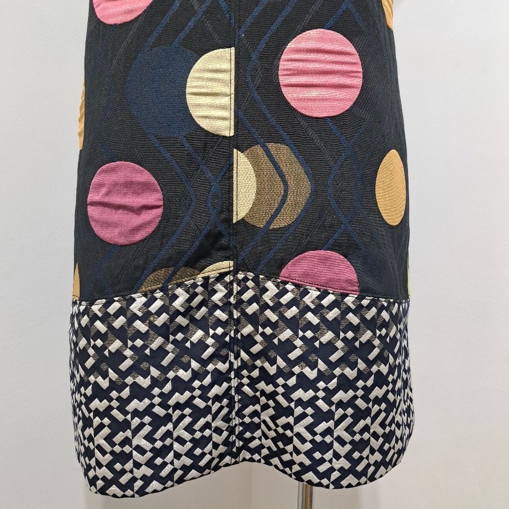 Anthropologie Anthropologie Maeve Tilde Polka Dot Palooza Retro Mod Metallic XS Black Motif NW Size XS / US 0-2 / IT 36-38 - 13 Thumbnail
