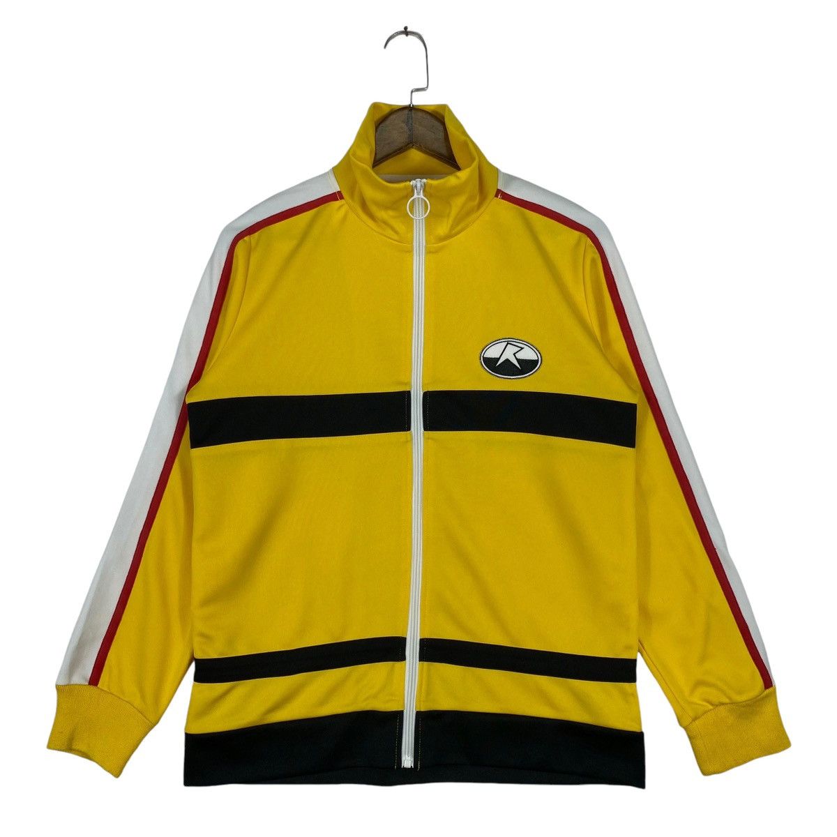 Vintage Vintage Prince Of Tennis Full Zip Turtleneck Yellow Pullover Size US S / EU 44-46 / 1 - 1 Thumbnail