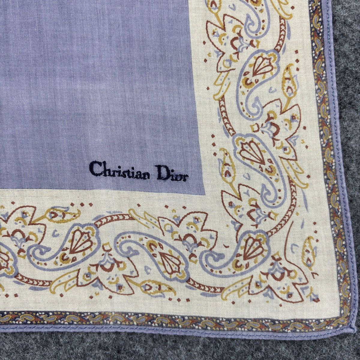 Christian Dior Monsieur × Vintage Handkerchief # E048 # Bandana # Neckerchief Size ONE SIZE - 3 Thumbnail