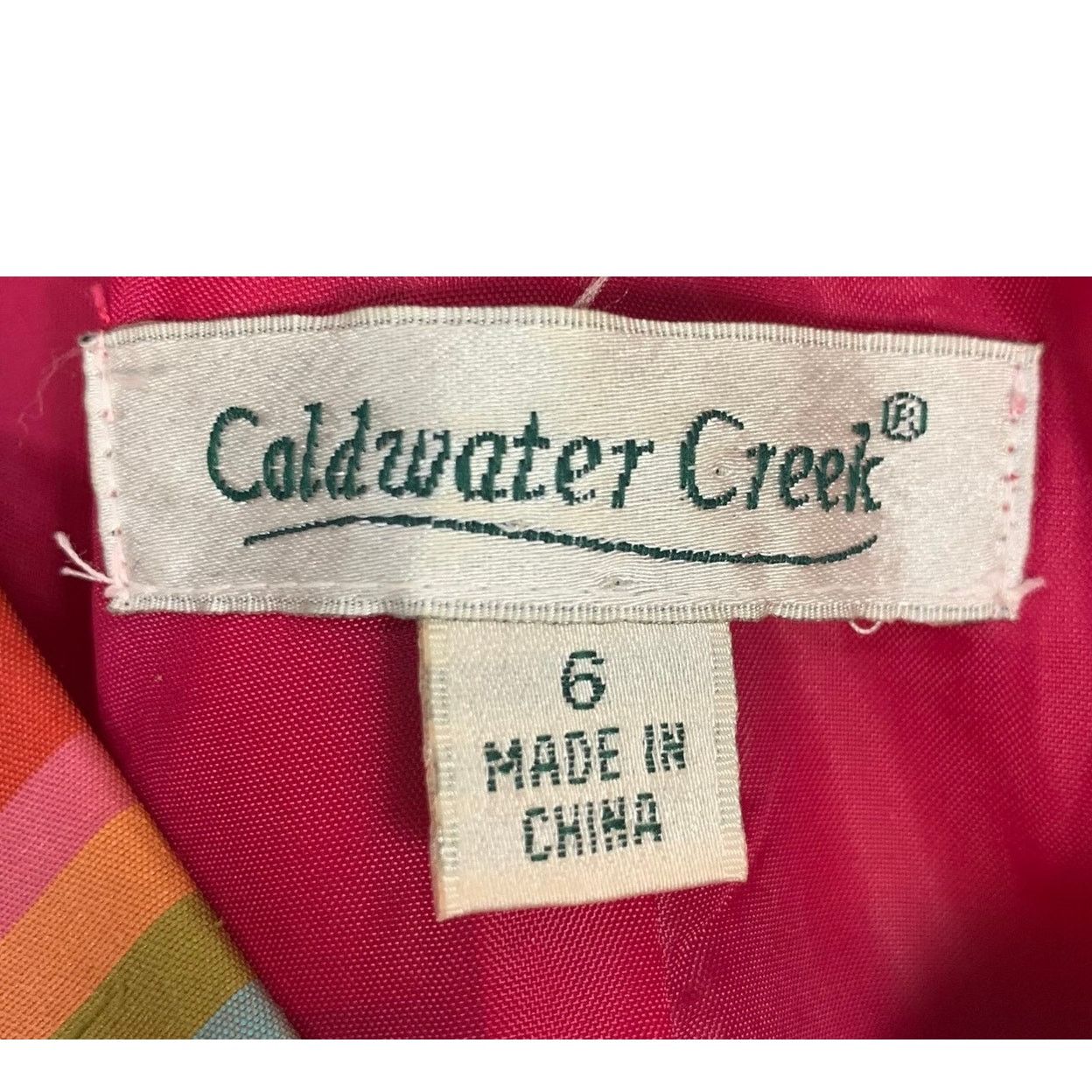 Coldwater Creek Coldwater Creek Midi Dress Women's Sz 6 100% Silk Sleeveless Size M / US 6-8 / IT 42-44 - 8 Thumbnail