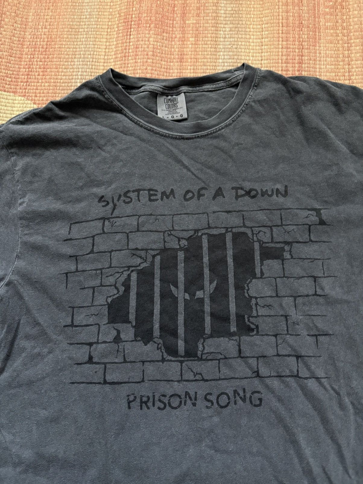 Comfort Colors System Of A Down Prison Song Double Sided Tshirt Band Tshirt Size US L / EU 52-54 / 3 - 1 Thumbnail