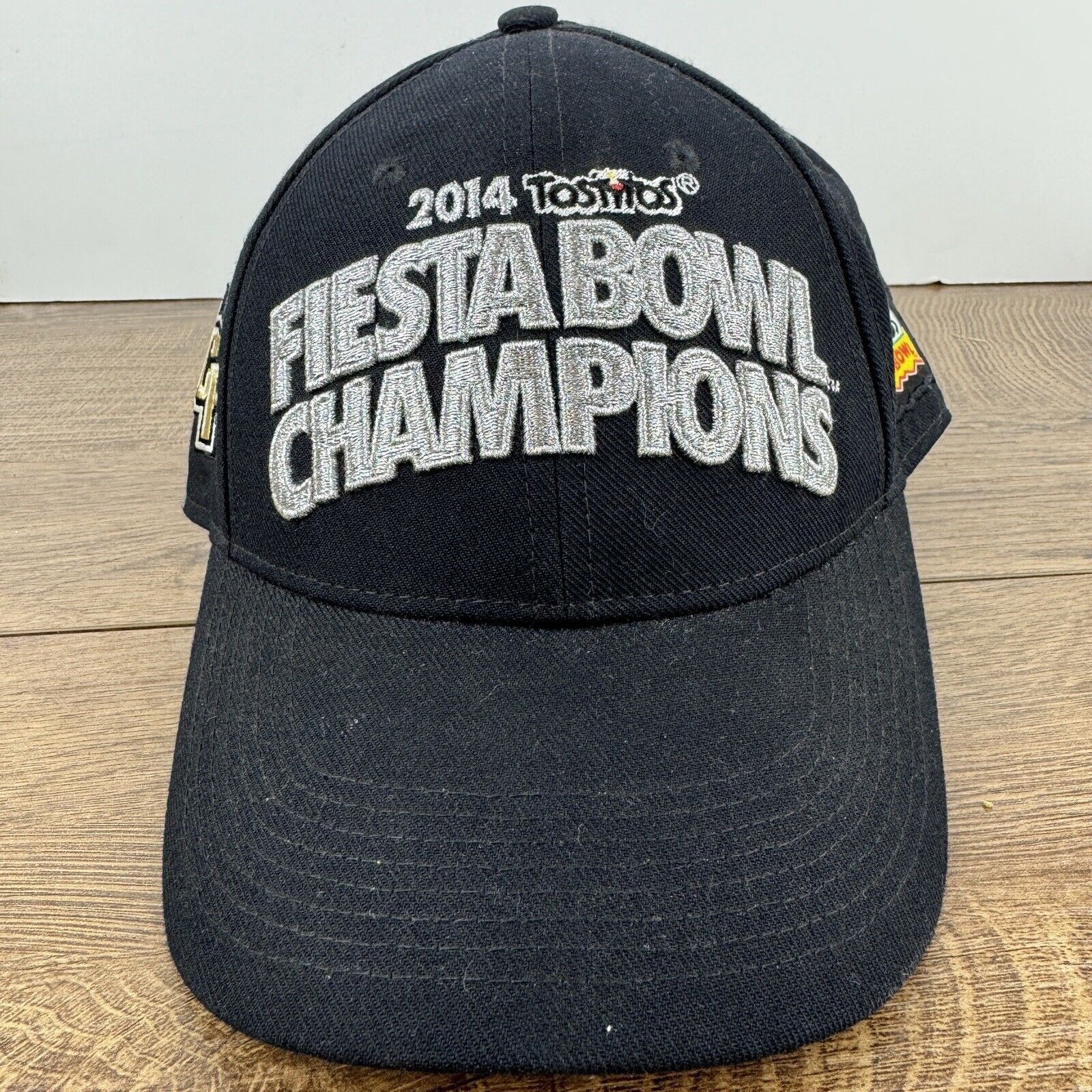 Nike UCF Knights Hat Fiesta Bowl Champions Black Hat Adjustable A Size ONE SIZE - 3 Thumbnail
