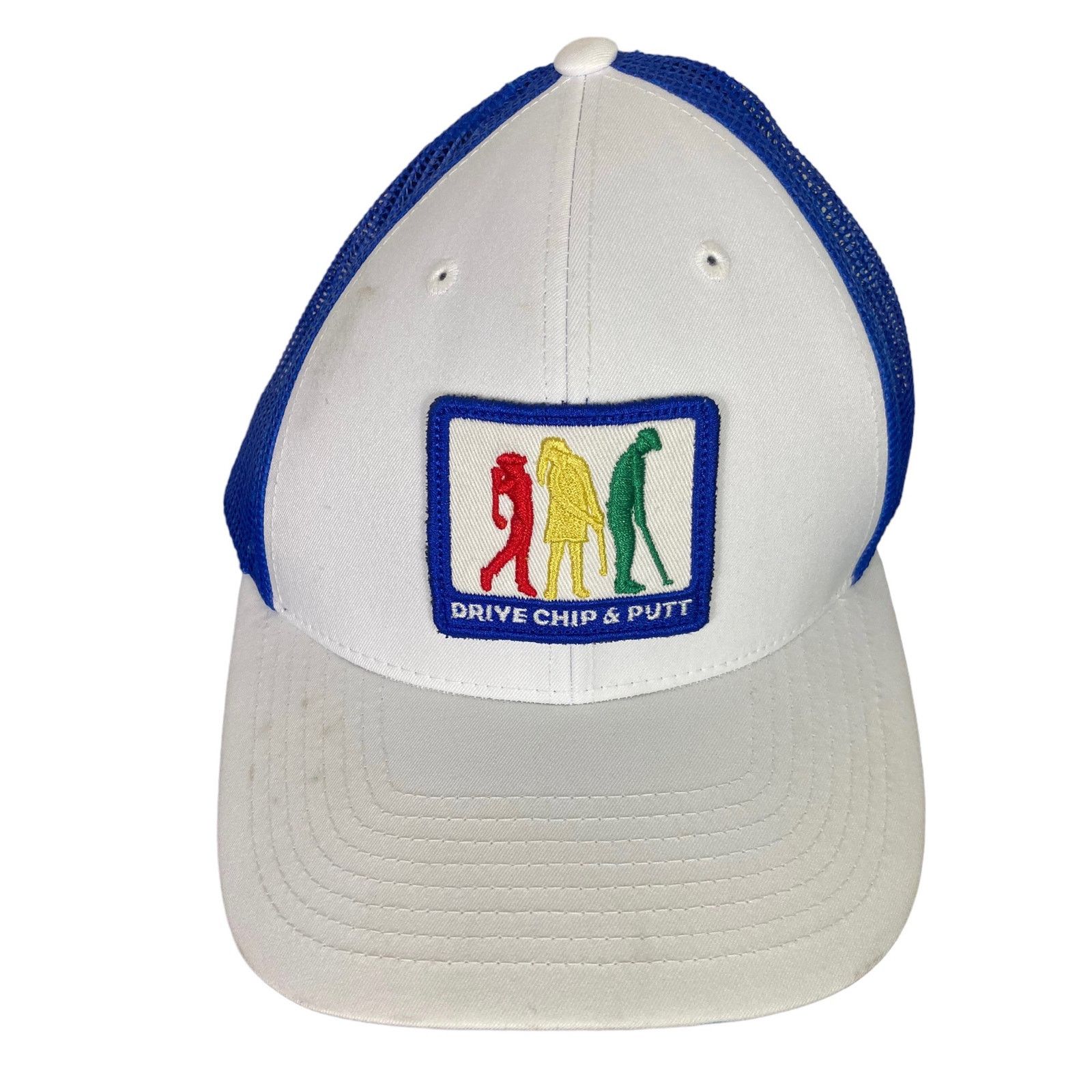 Other Golf Drive Chip Putt Hat White Adjustable Cap Embroidered Size ONE SIZE - 1 Thumbnail