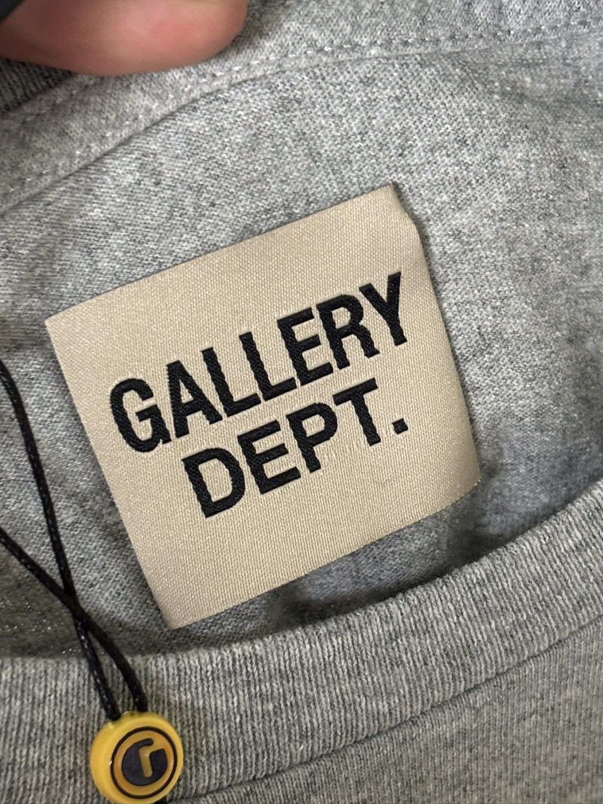 Gallery Dept. GALLERY DEPT LONG SLEEVE NEON GREEN LOGO TEE Size US L / EU 52-54 / 3 - 10 Thumbnail