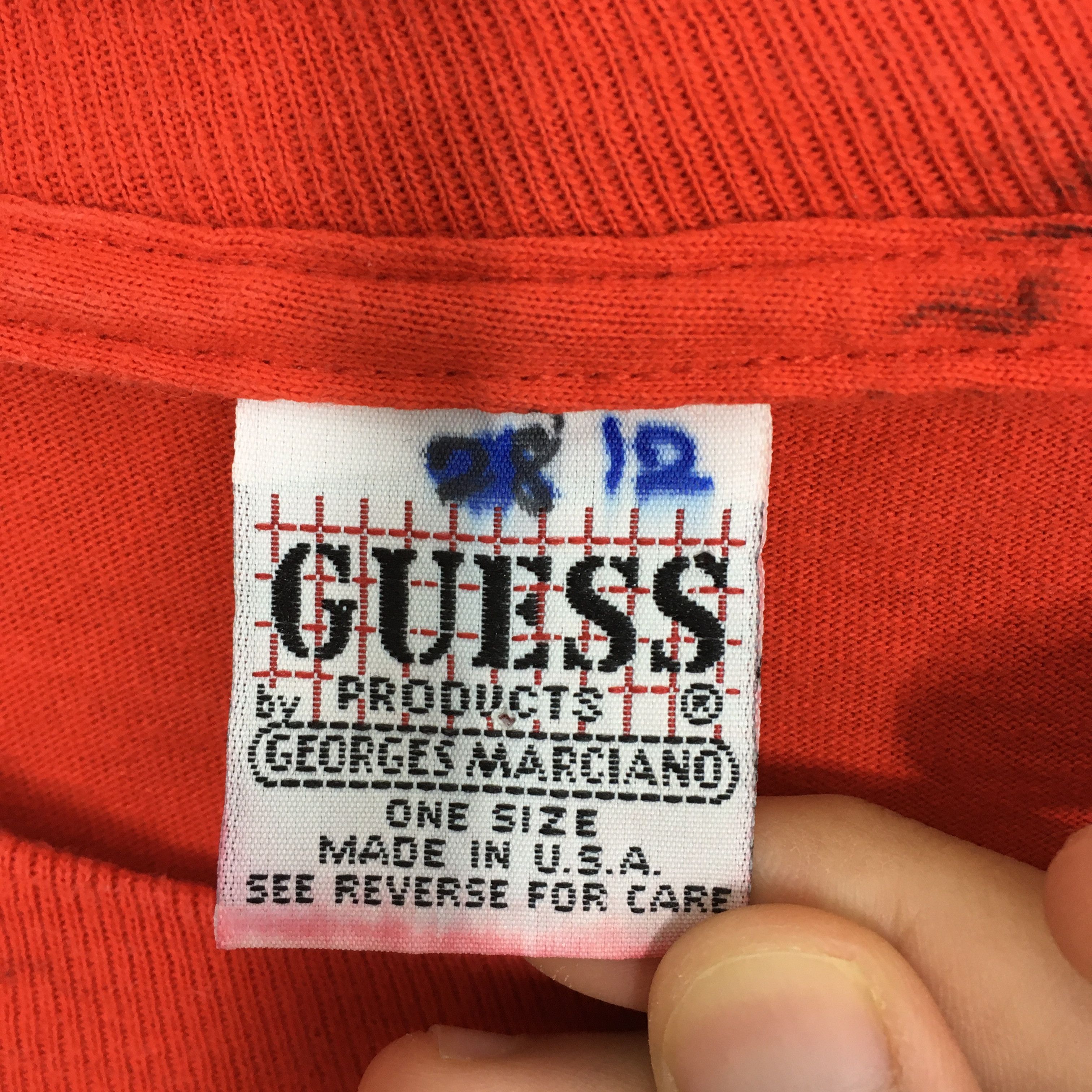 Guess × Vintage Vintage 1990's Guess Denim Usa Tshirt Large Size US L / EU 52-54 / 3 - 5 Thumbnail