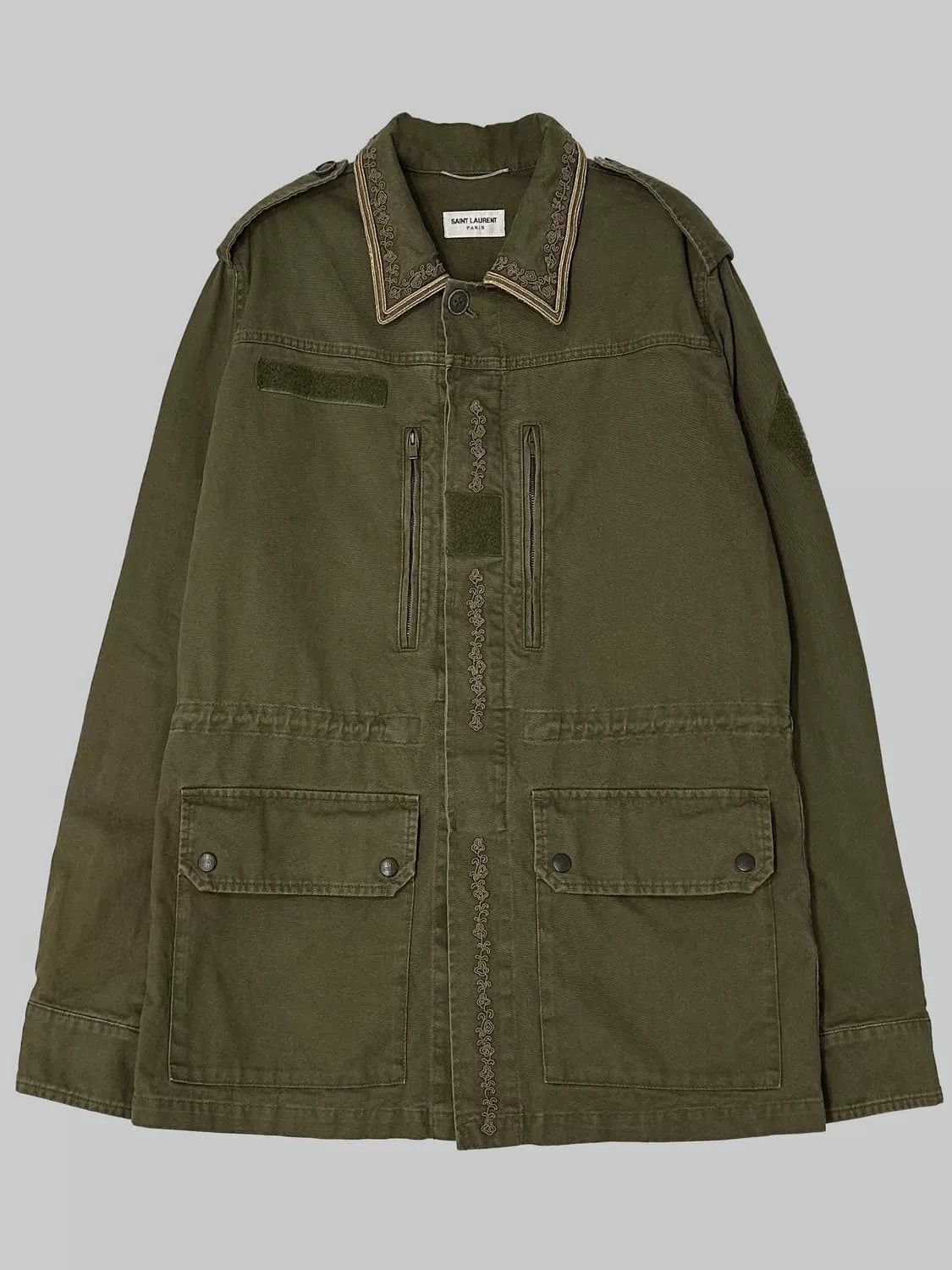 Saint Laurent Paris Saint Laurent Vintage Utility Coat Size US L / EU 52-54 / 3 - 1 Thumbnail