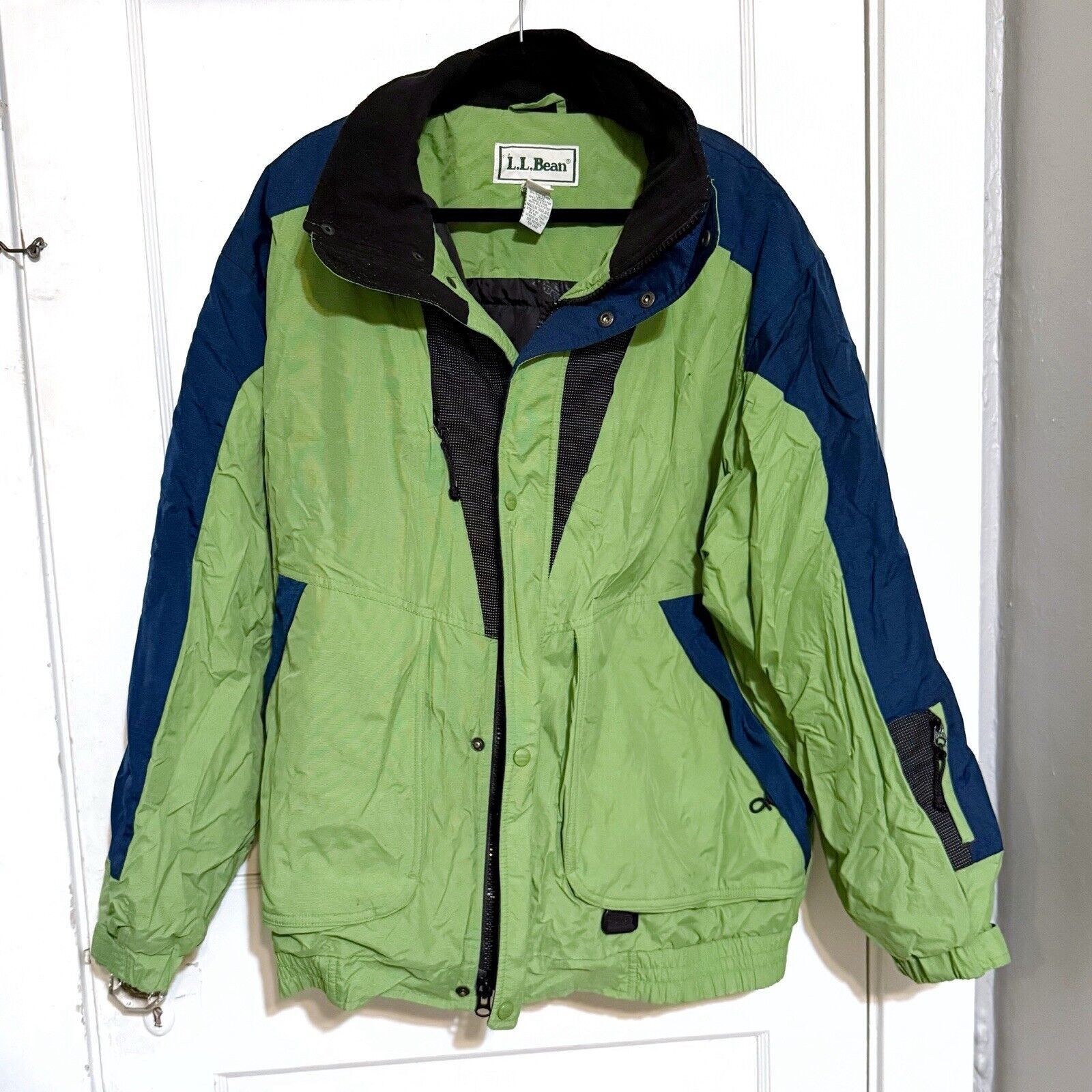L.L. Bean LL Bean Reflective Winter Parka Jacket Green Navy Size XL Size US XL / EU 56 / 4 - 1 Thumbnail