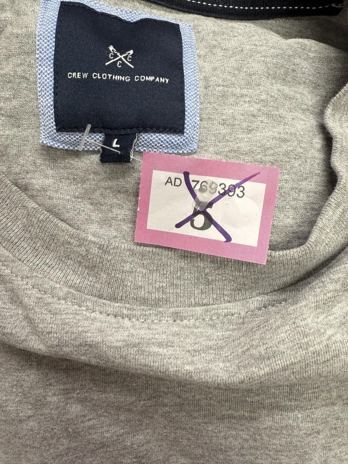 Other Crew Clothing Company Grey Long Sleeve T-Shirt Size L Size US L / EU 52-54 / 3 - 2 Thumbnail