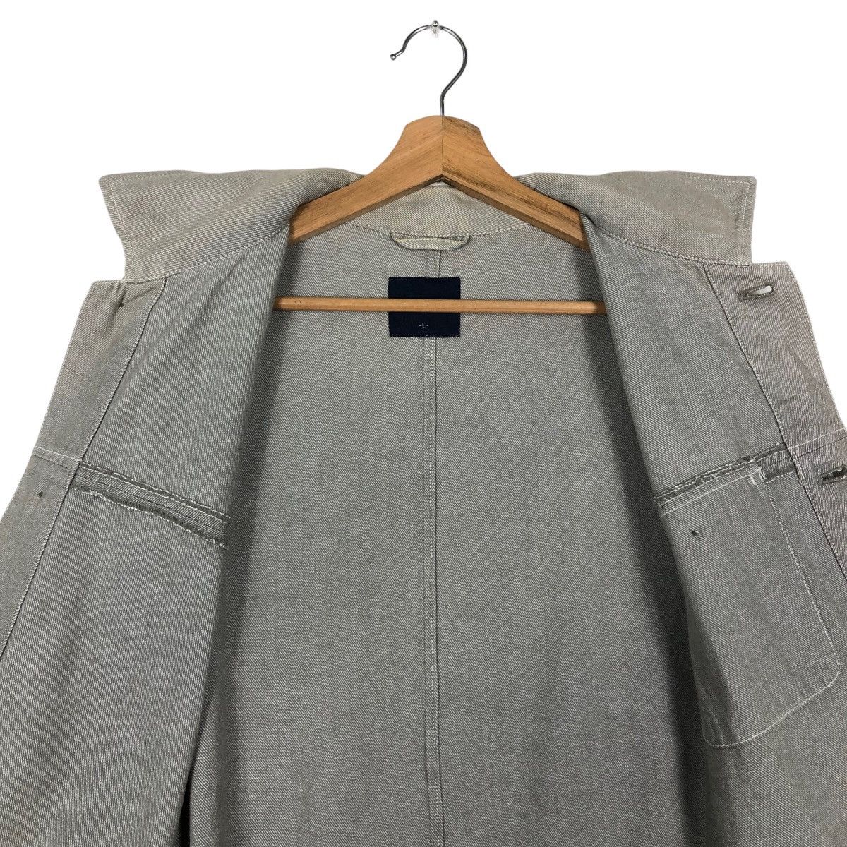 Japanese Brand 🔥90’s Hickory Chore Jacket Work Uniqlo Made in Japan Size US L / EU 52-54 / 3 - 10 Thumbnail