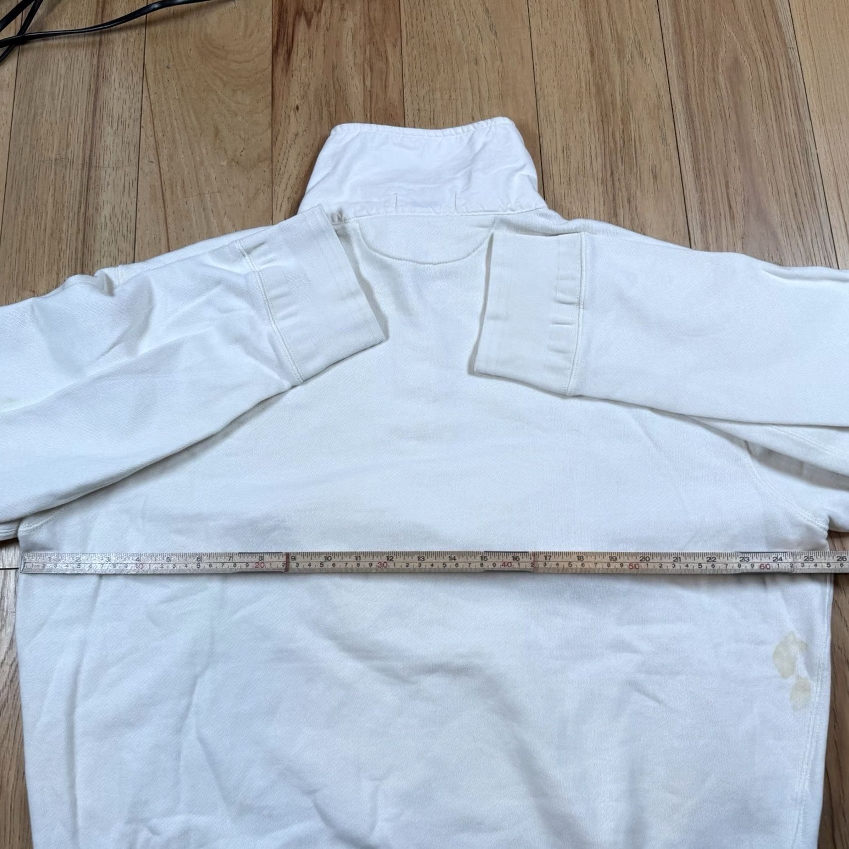 Polo Ralph Lauren VINTAGE Polo Ralph Lauren Sweatshirt Anorak Pullover Mens XXL White 2XL Switzerland Quarter Button Size US XXL / EU 58 / 5 - 6 Thumbnail