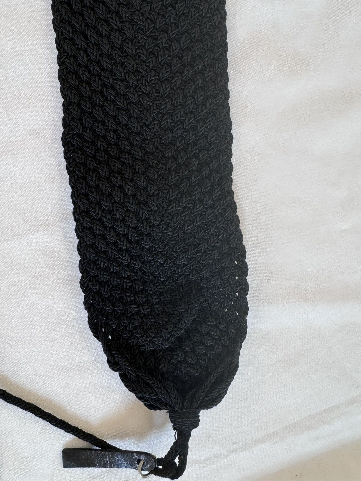 Prada VTG Prada Milano Handmade Crochet Cummerbund Tux Belt Knit Size ONE SIZE - 10 Thumbnail