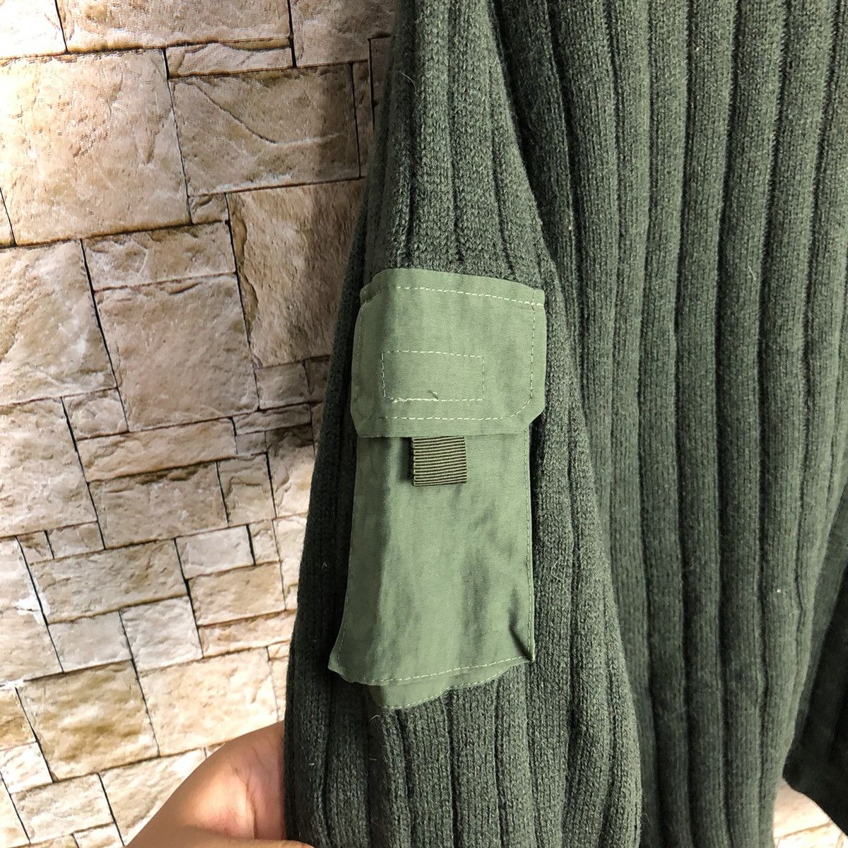 Eddie Bauer Eddie Bauer sleeve pocket Green Knitwear #A237 Size US M / EU 48-50 / 2 - 17 Thumbnail