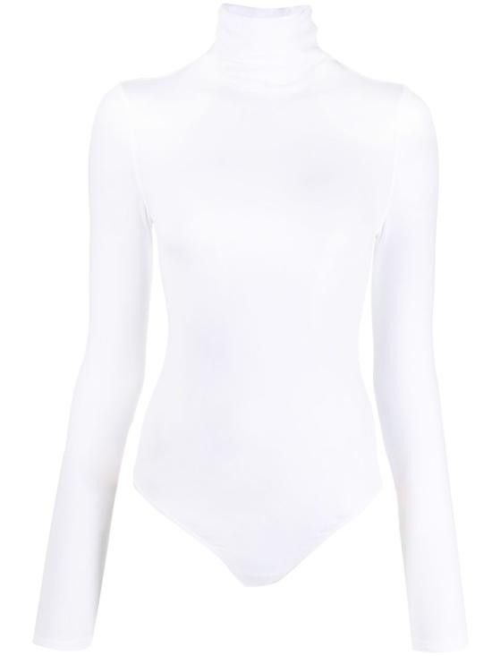 Wolford WOLFORD Women Bodysuit Tops 75083 1001 White Size S / US 4 / IT 40 - 1 Thumbnail