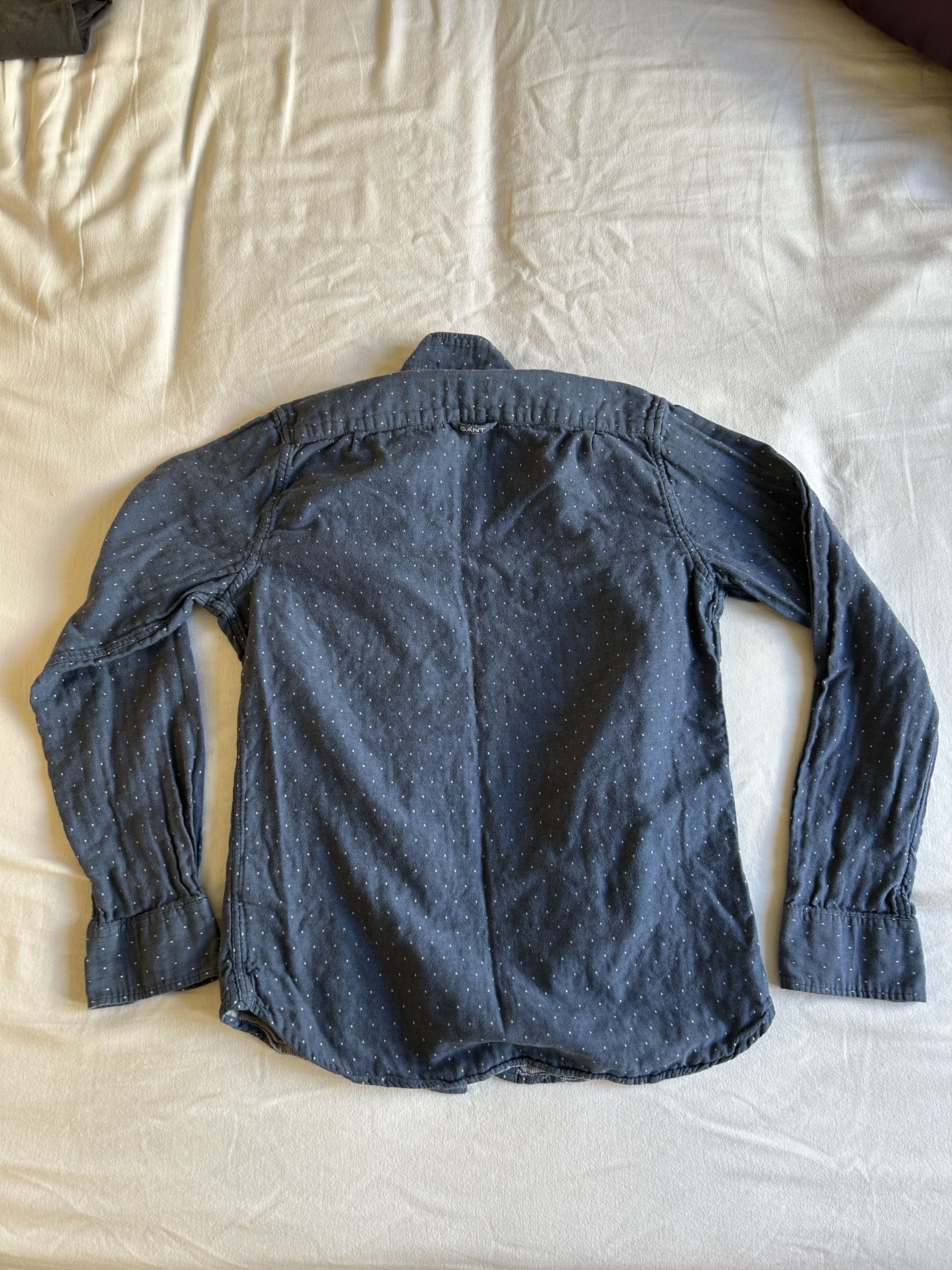 Gant Gant super-soft cotton dotted navy shirt Size US S / EU 44-46 / 1 - 2 Thumbnail