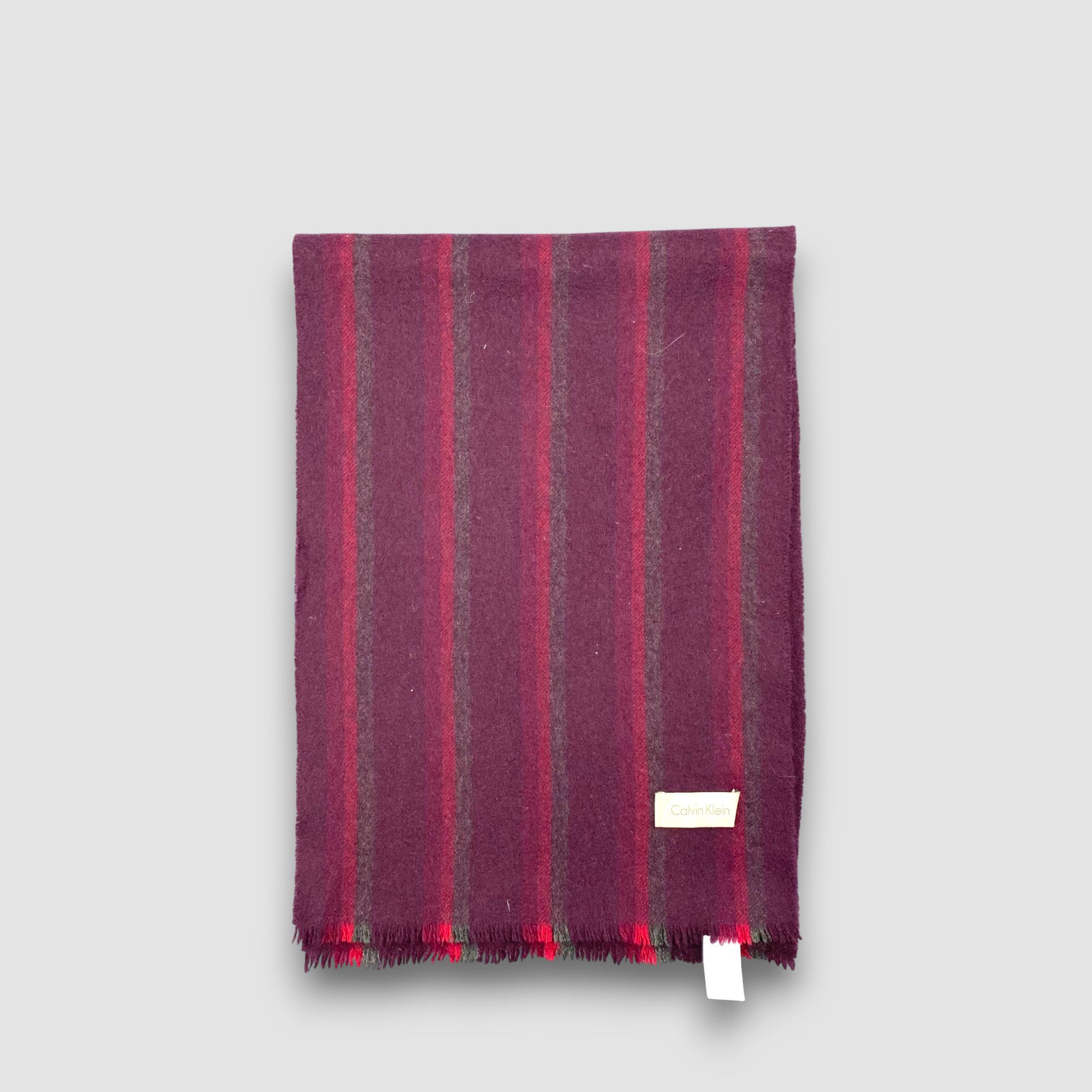 Calvin Klein Vintage Calvin Klein Scarf Muffler Wool Cashmere Scarves Size ONE SIZE - 2 Thumbnail