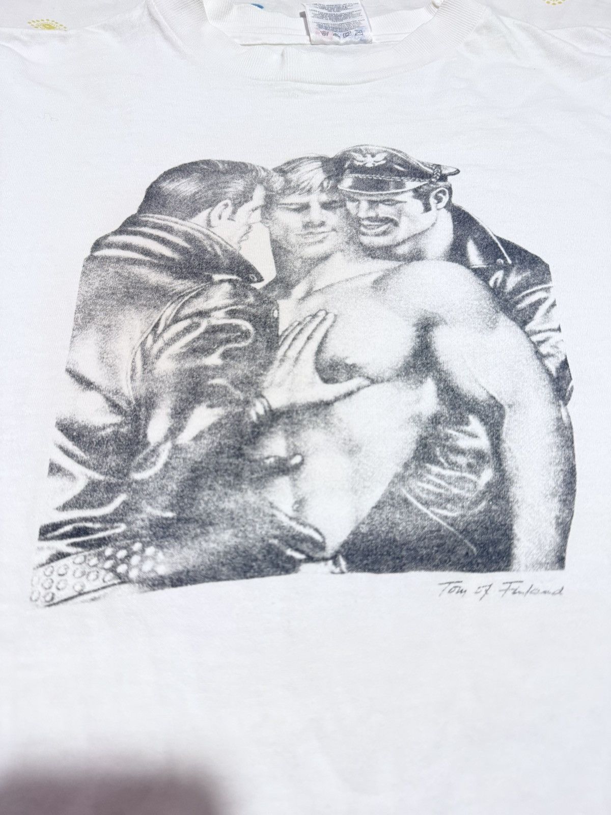 Vintage Vtg 90s Tom of finland art kissing booth Size US XL / EU 56 / 4 - 5 Thumbnail