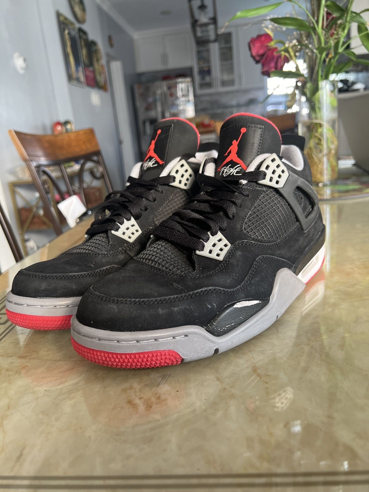 Jordan Brand Air Jordan 4 bred 2012 Size US 10.5 / EU 43-44 - 1 Thumbnail