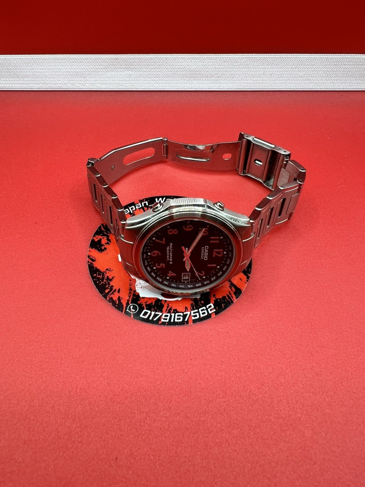 Casio Vintage Casio Lineage LIW-T110 Tough Solar Multbnd 6 Size ONE SIZE - 7 Thumbnail