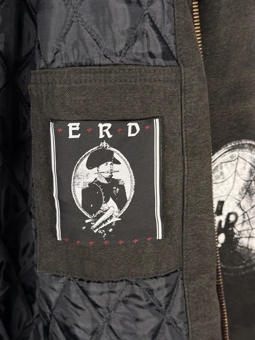 Enfants Riches Deprimes 🚭 INSANE 🚭 PATCHWORK & DUCT TAPE CHRIST THRASHED JACKET Size US XL / EU 56 / 4 - 11 Thumbnail