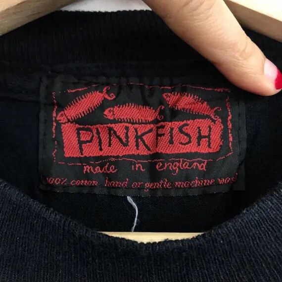 Vintage Vtg PINKFISH PUNK PIG Howl Made In England Tee Shirt Size US M / EU 48-50 / 2 - 3 Thumbnail