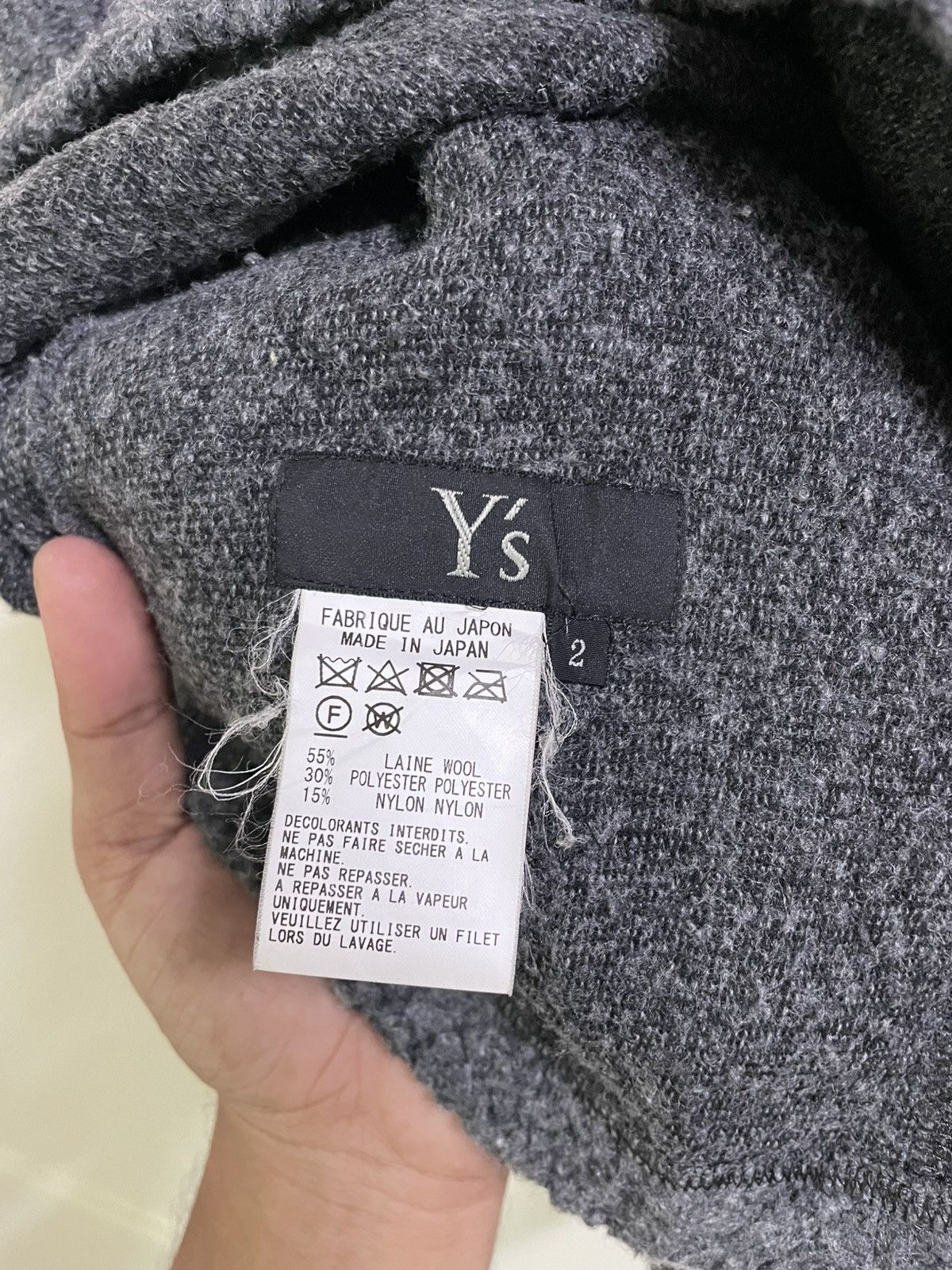 Yohji Yamamoto Y’s Yohji Yamamoto Wool Rare Design Size M / US 6-8 / IT 42-44 - 8 Thumbnail