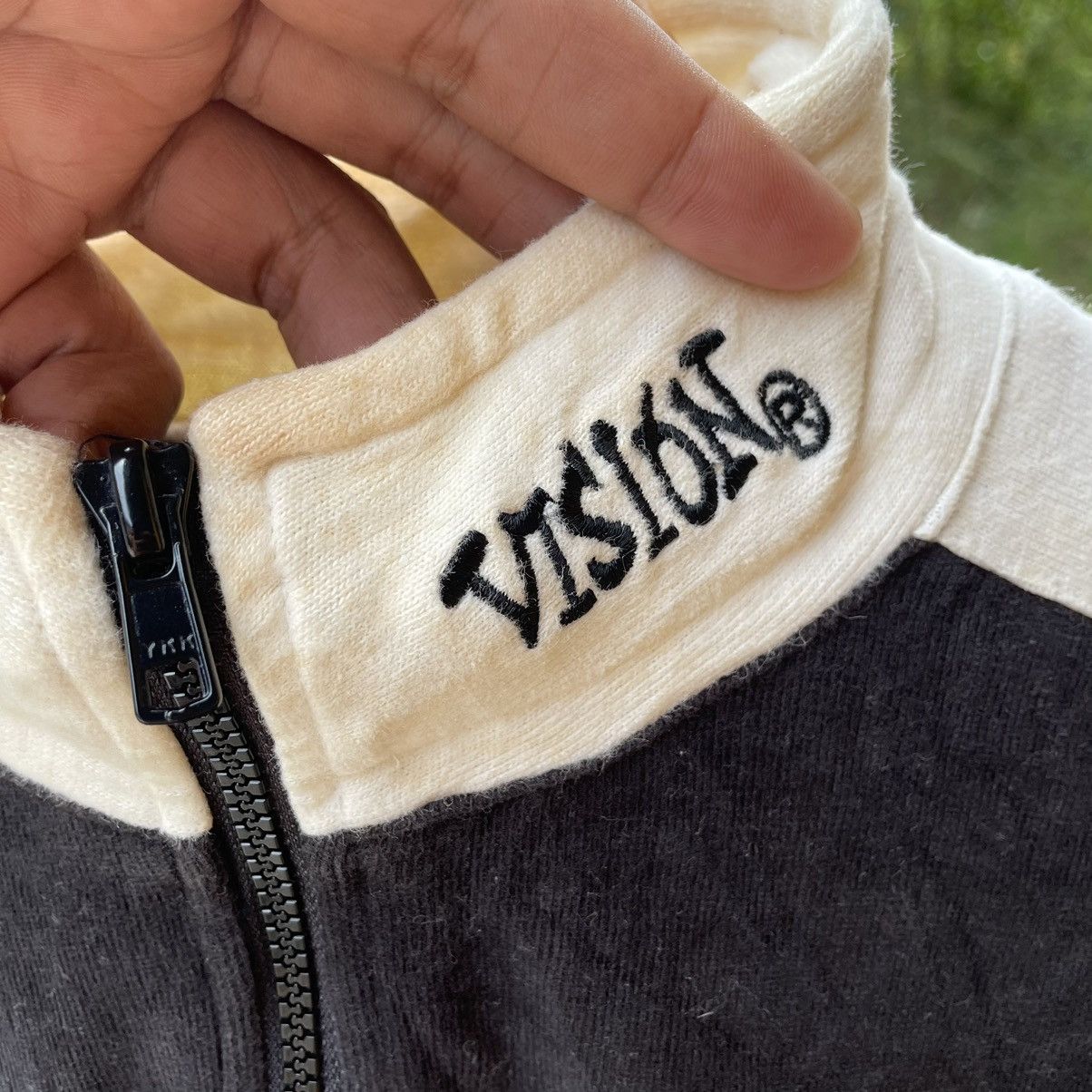 Vintage × Vision Streetwear 🔥Vintage Vision Streetwear Half Zipper Corduroi Turtle Neck Size US S / EU 44-46 / 1 - 11 Thumbnail