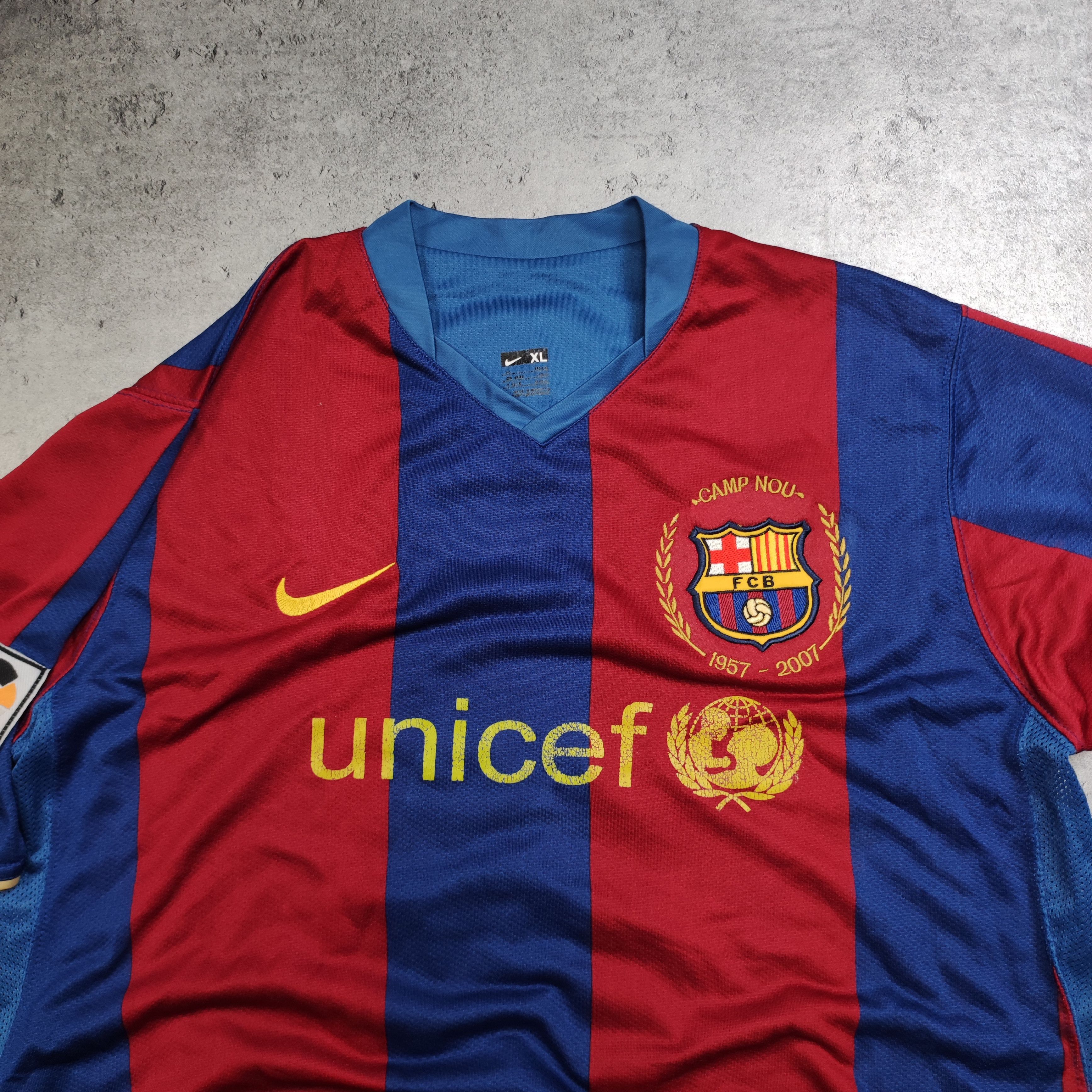Vintage RARE Vintage FC Barcelona #14 Henry 2007 Home Jersey Size US XL / EU 56 / 4 - 4 Thumbnail